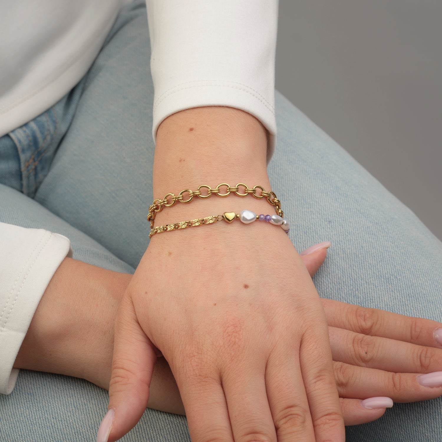 Round Link Bracelet