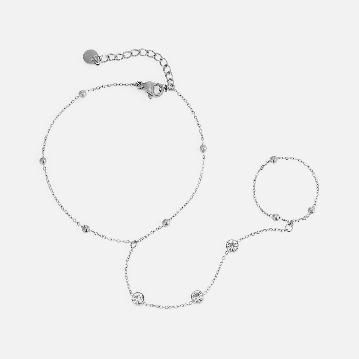 Hand Chain Gemstones