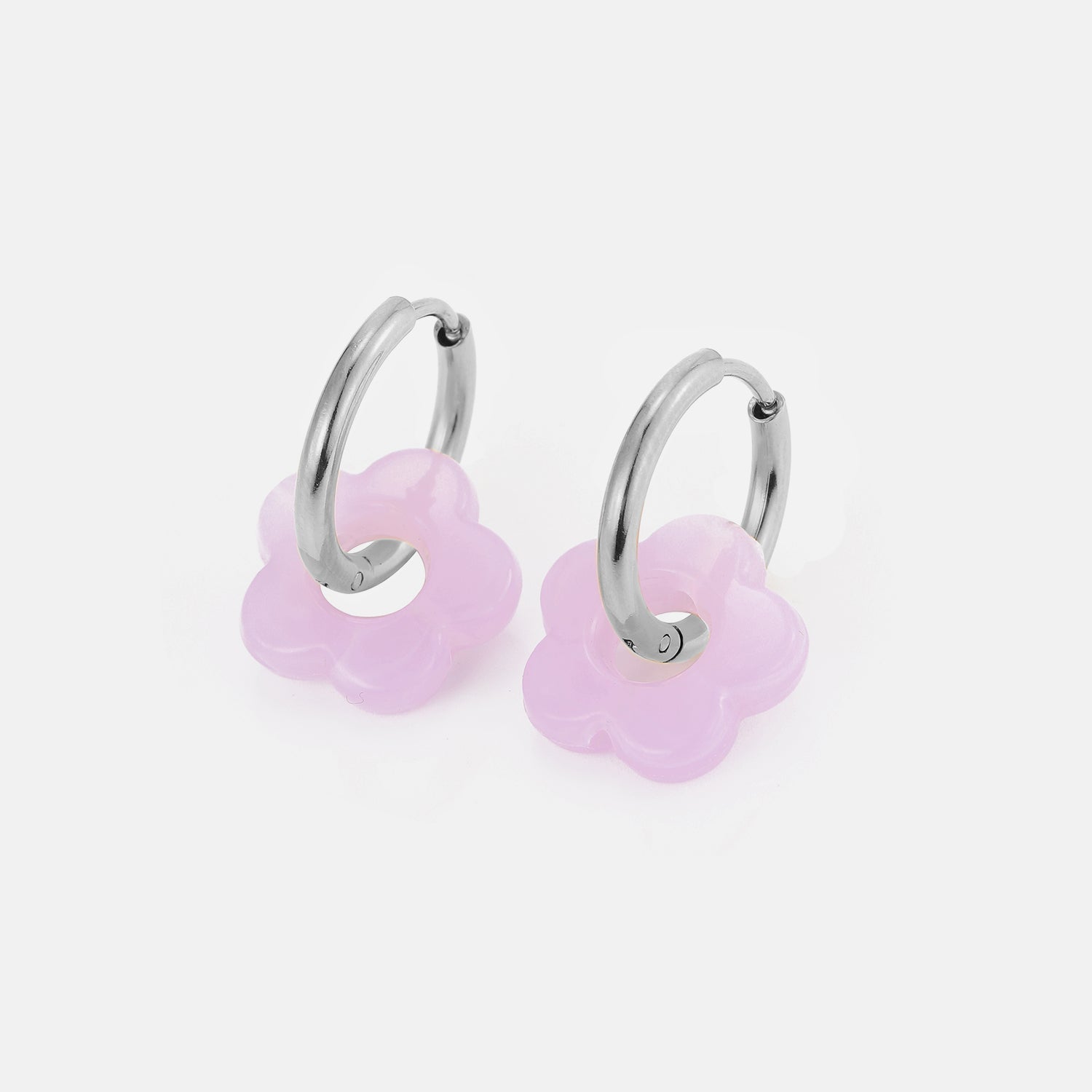 Purple Blossom Earrings