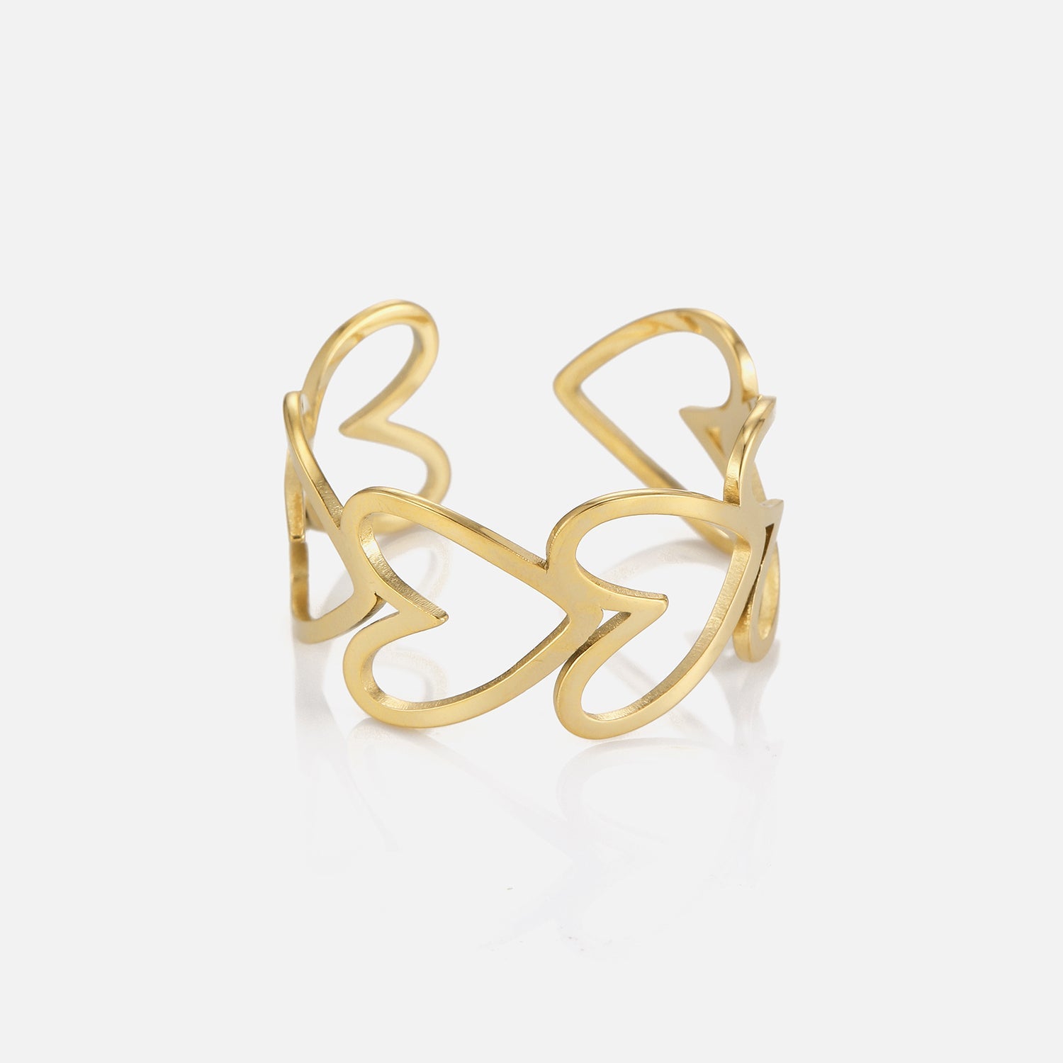 Connected Hearts Ring