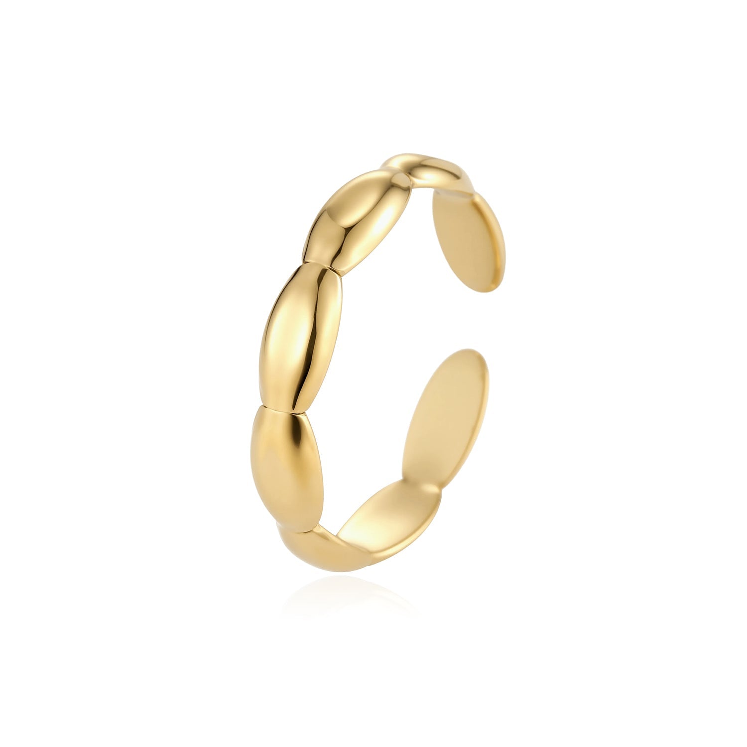Oversized Droplet Ring