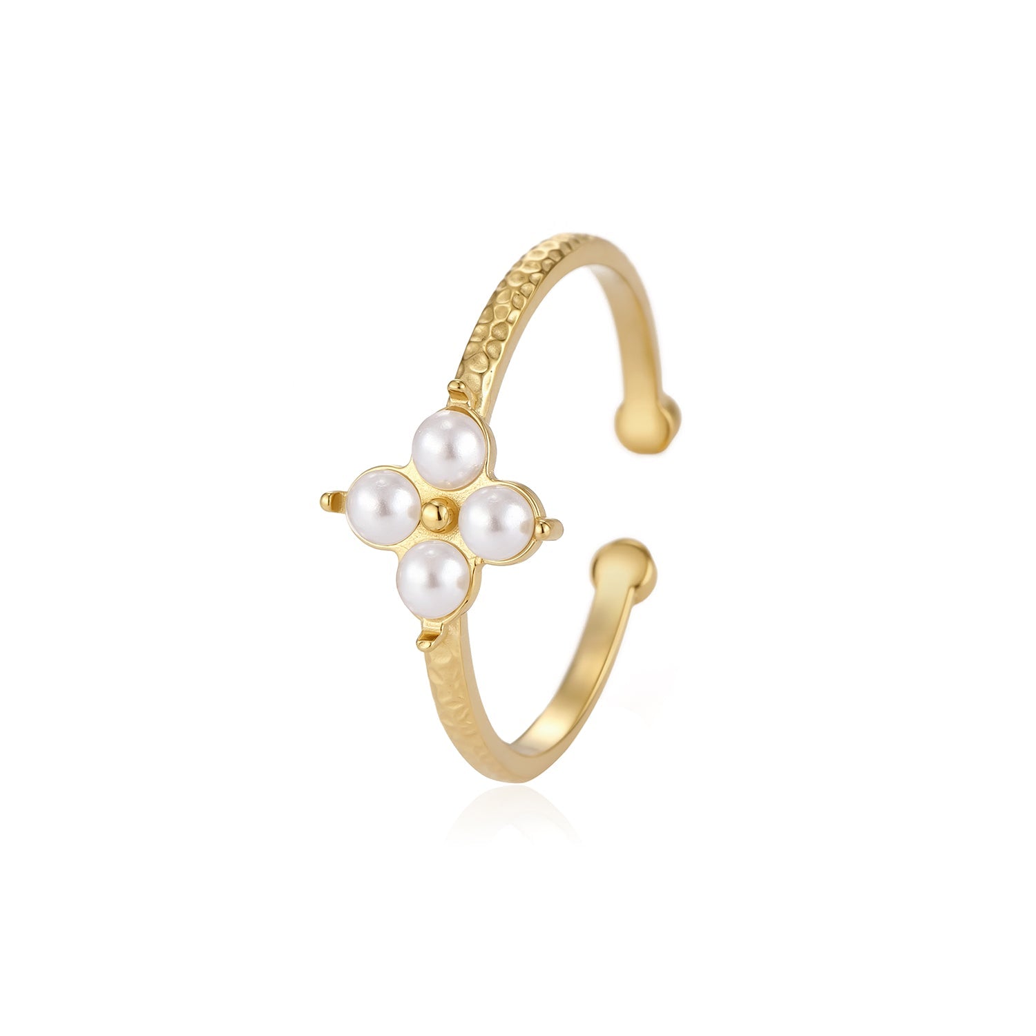 Pearl Cross Ring
