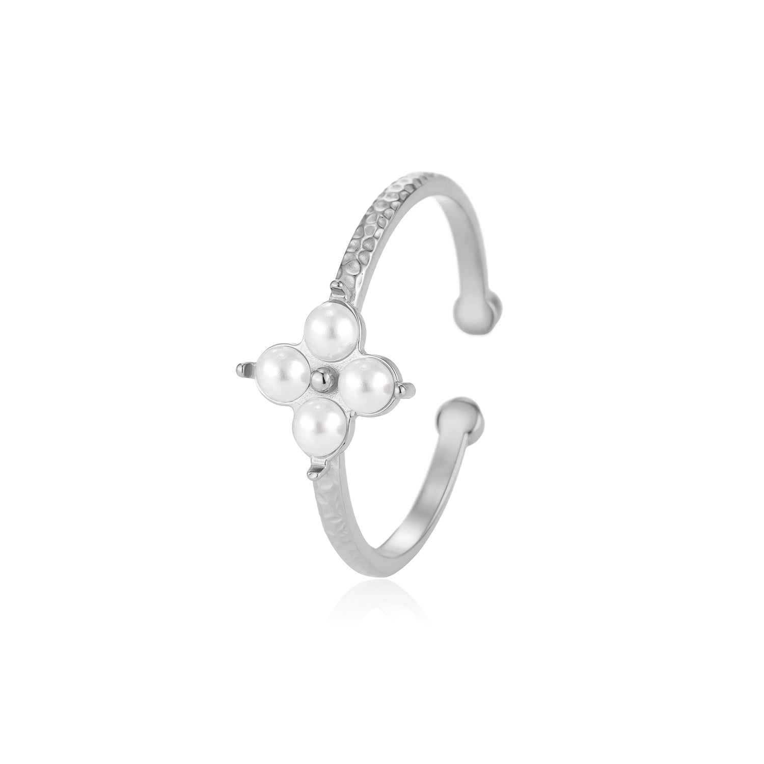 Pearl Cross Ring