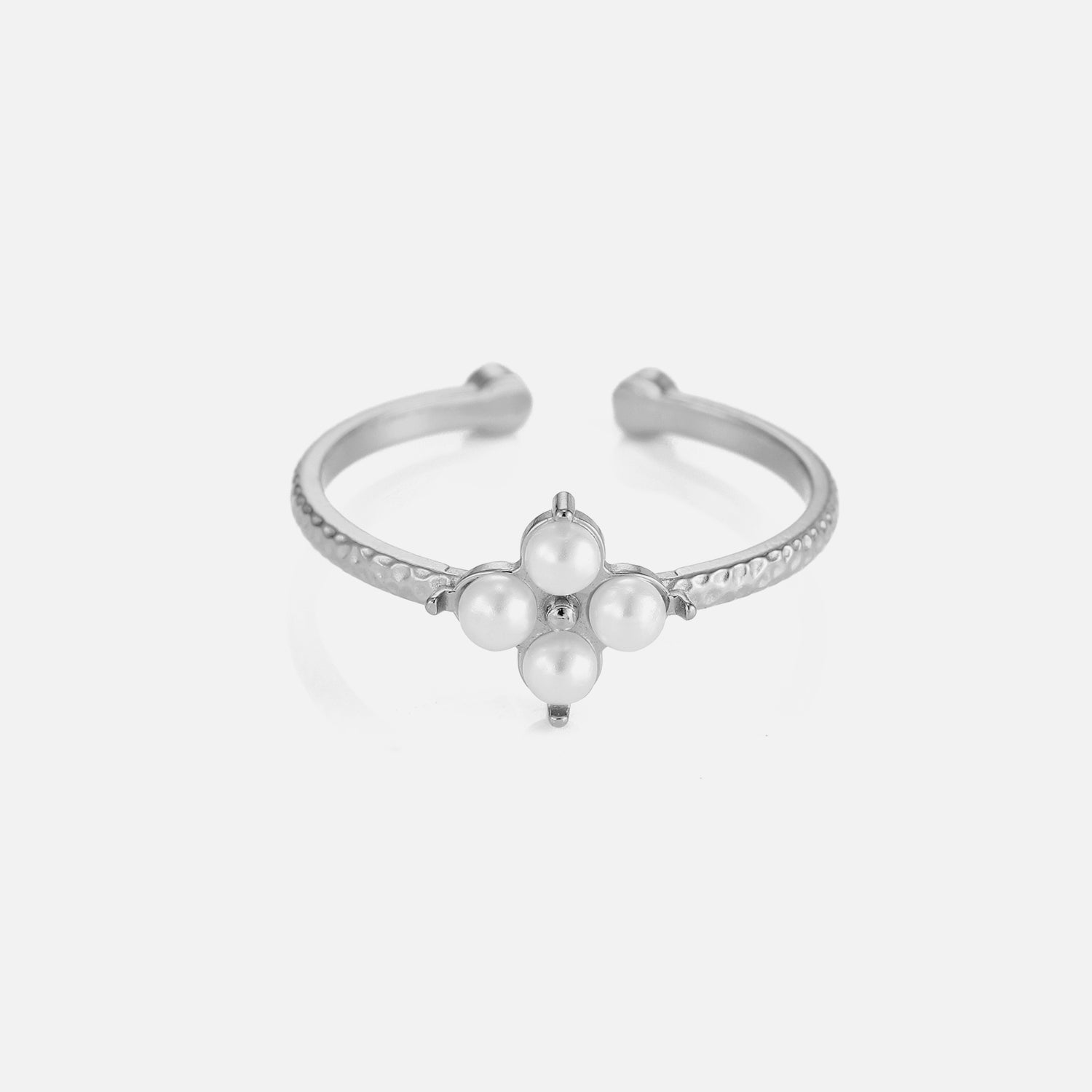 Pearl Cross Ring