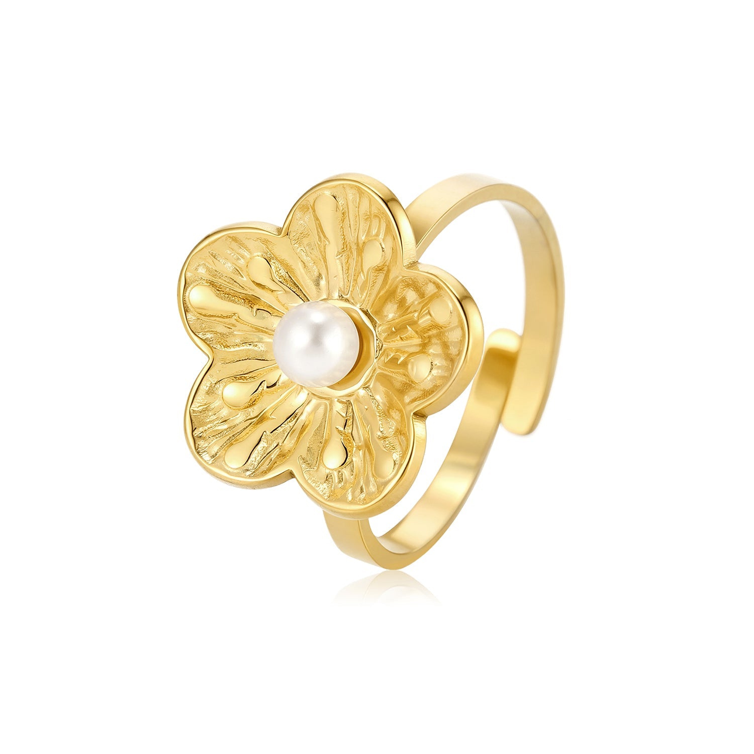 Floral Pearl Ring