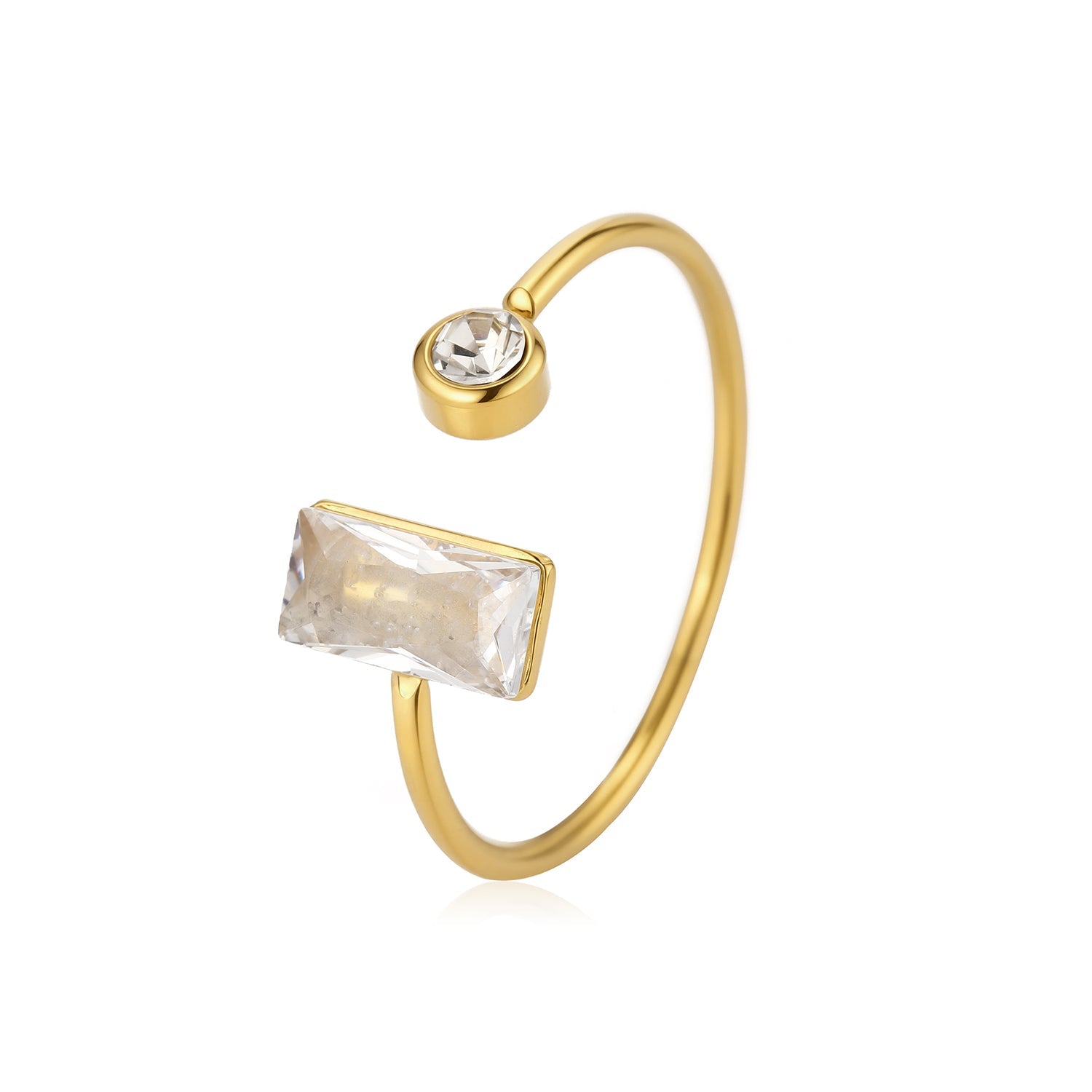 Stone Duo Ring
