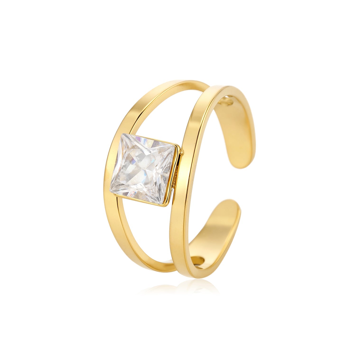 Square Stone Ring