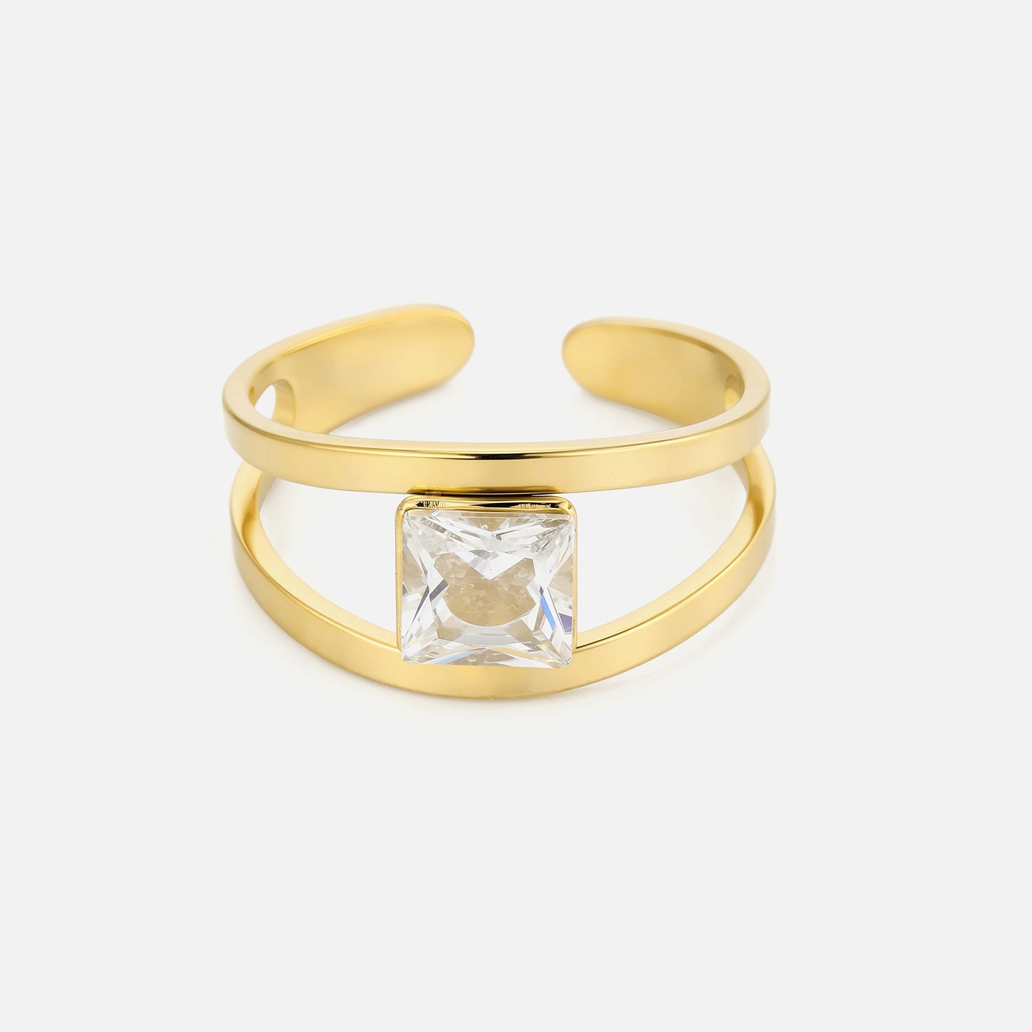 Square Stone Ring