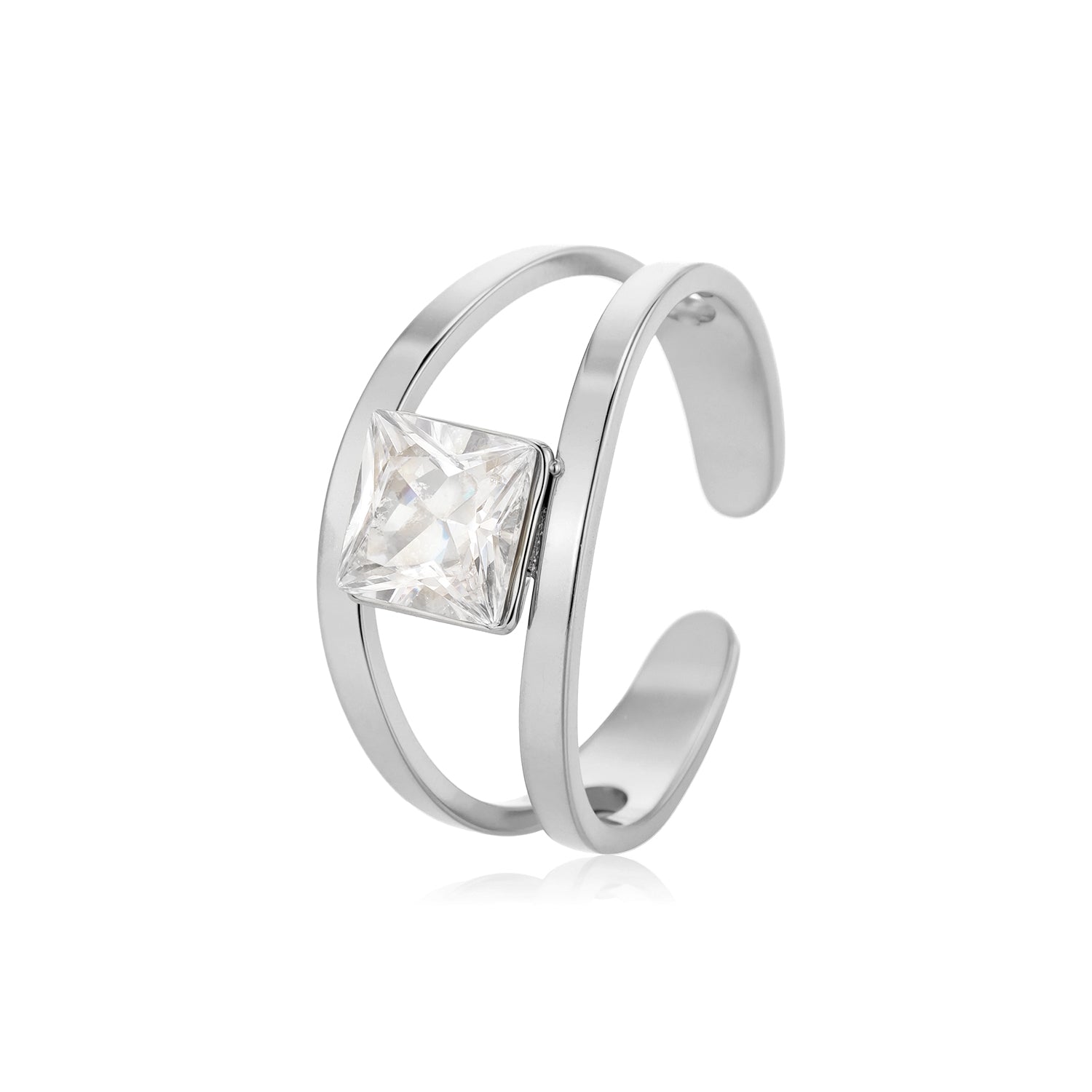 Square Stone Ring