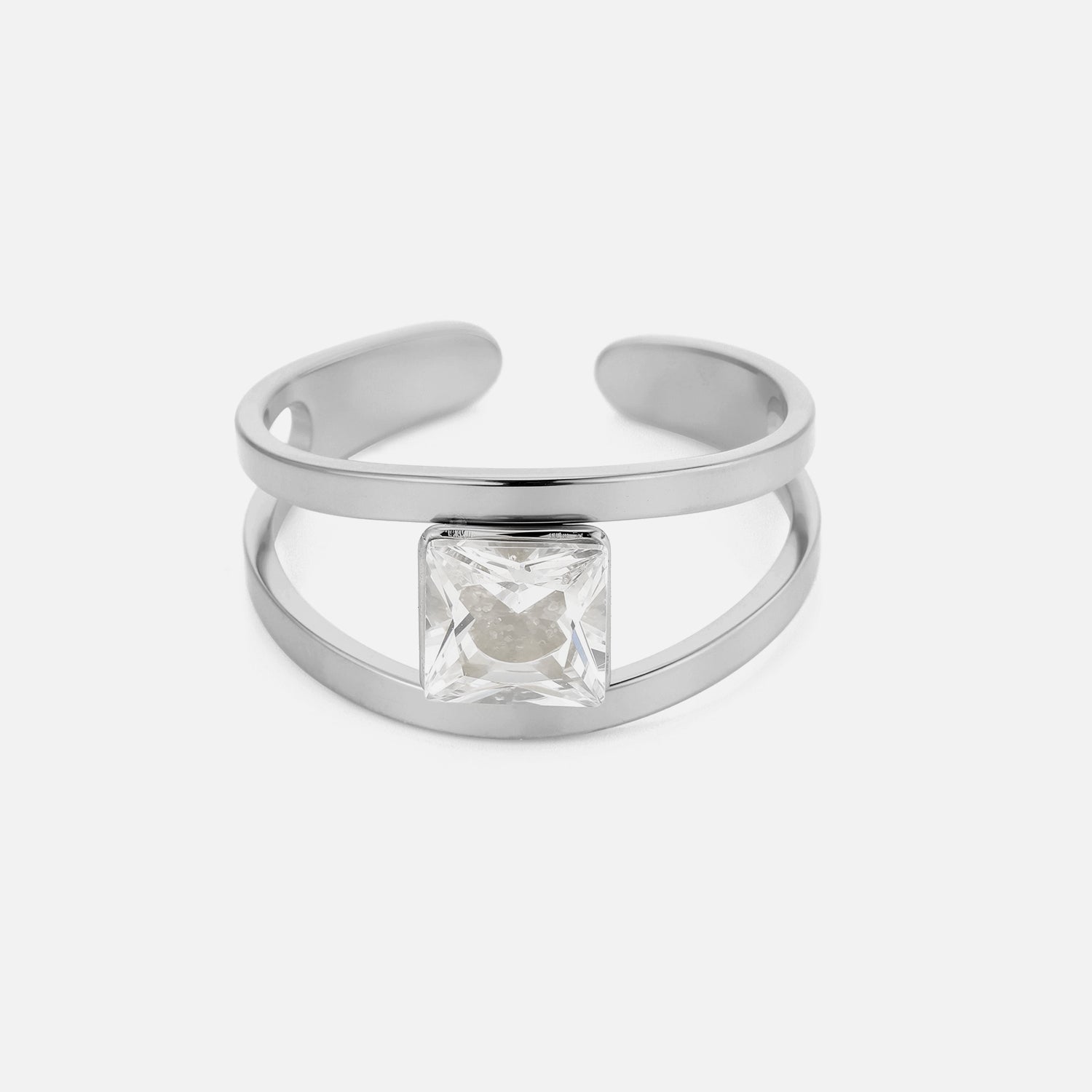 Square Stone Ring