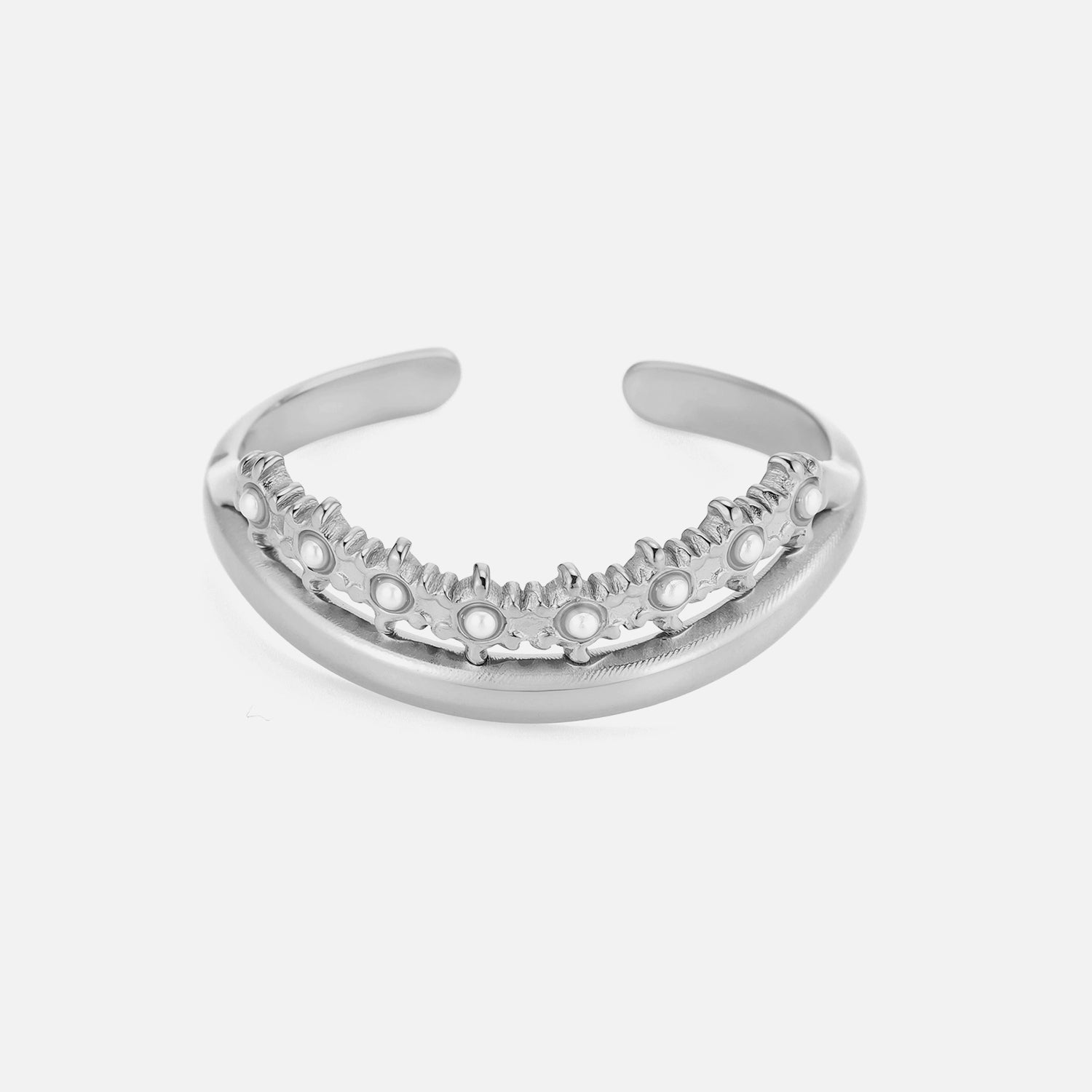Crown Pearl Ring