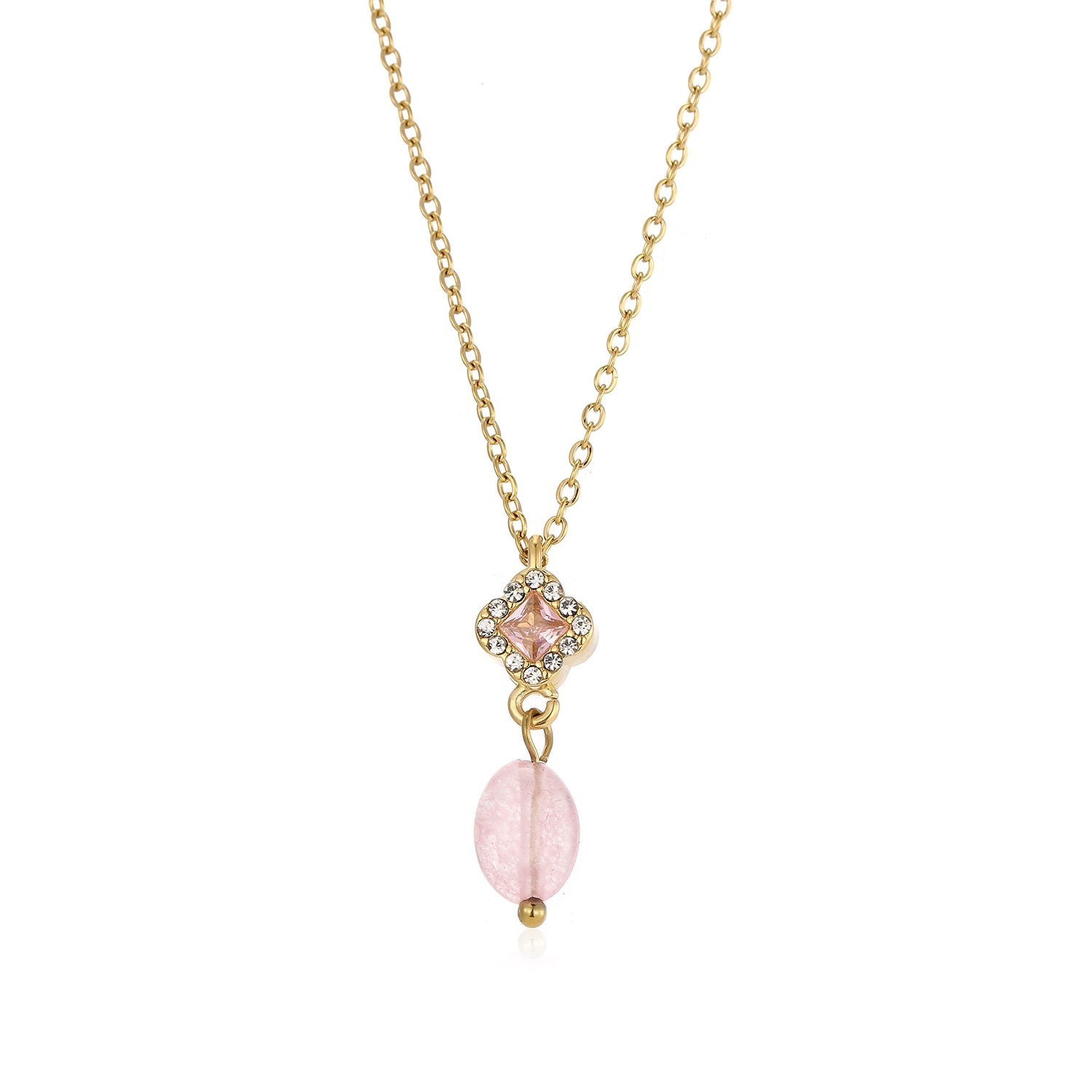 Rose Stone Necklace