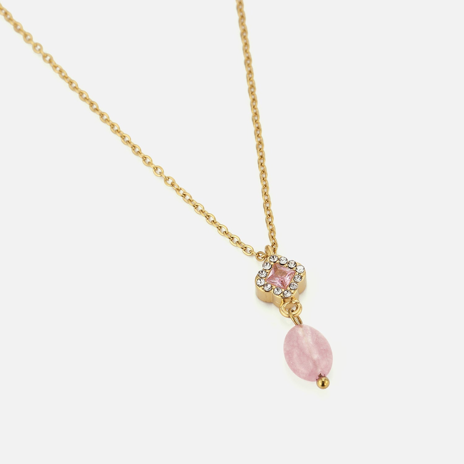 Rose Stone Necklace