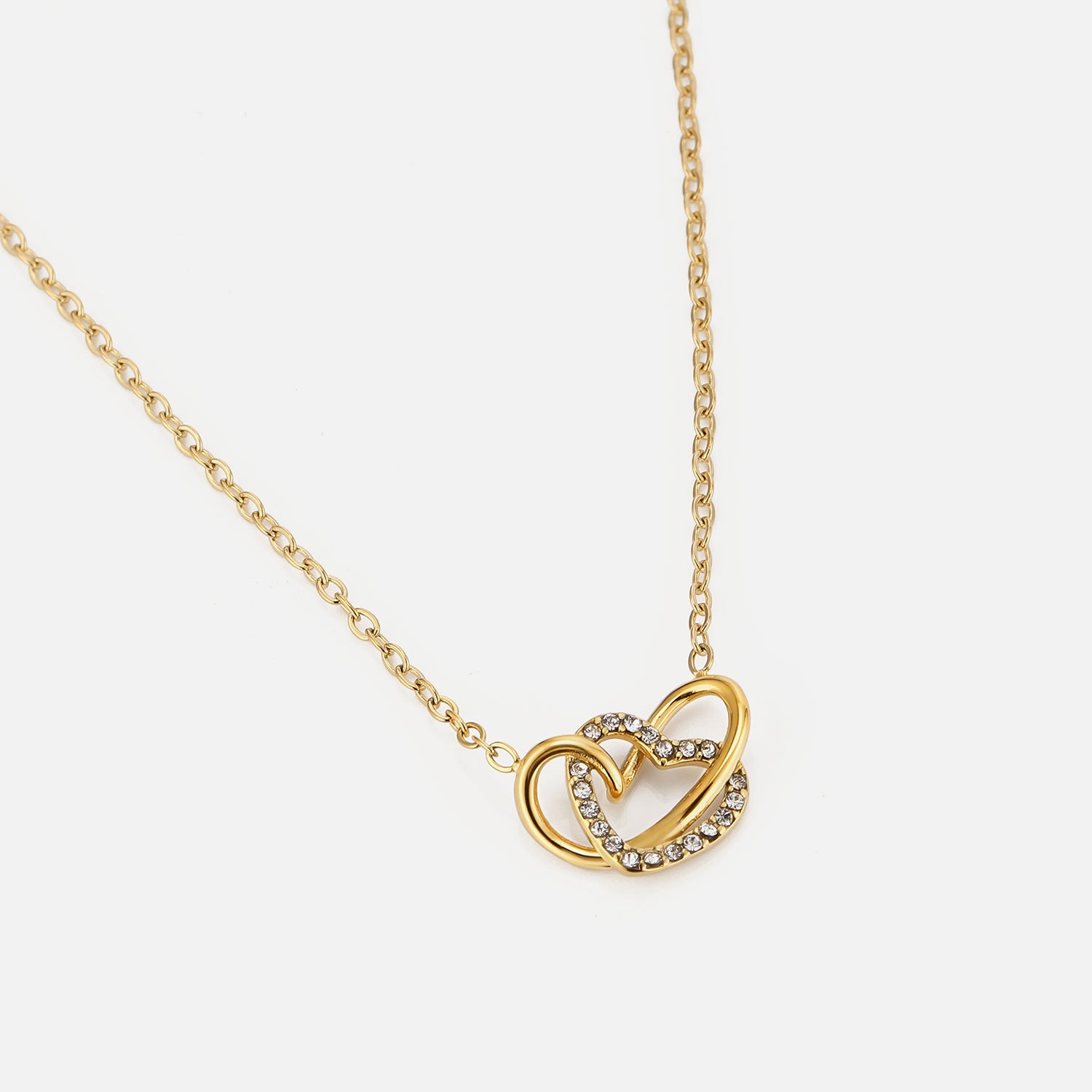 Connected Heart Stone Chain