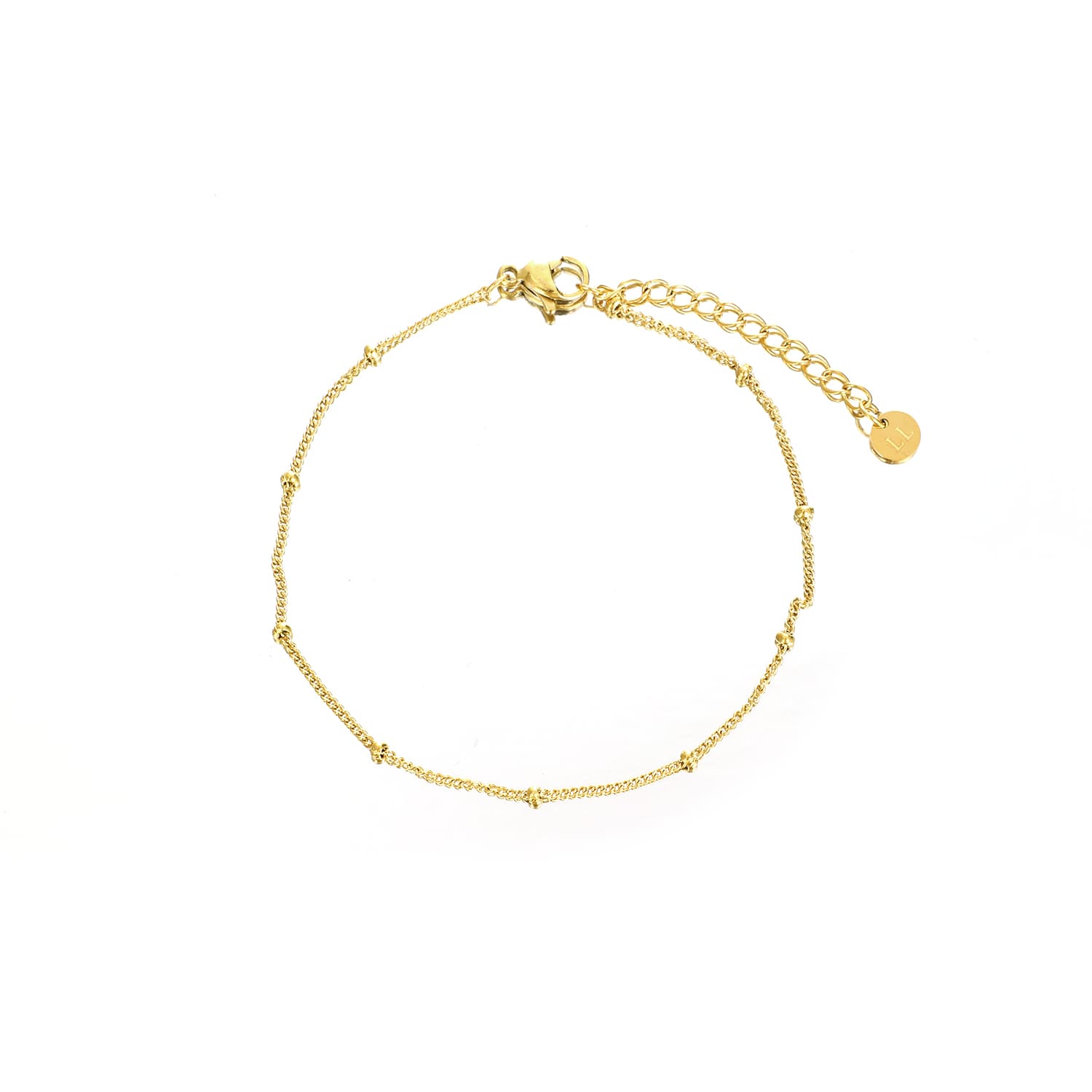 Armband bolletjes goud - Desieradenconcurrent.nl