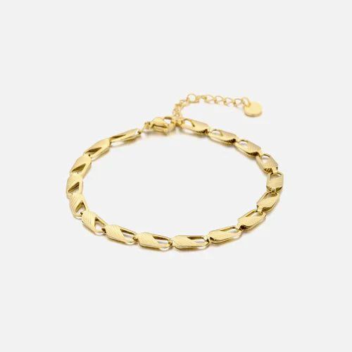 Armband classic schakel goud - Desieradenconcurrent.nl