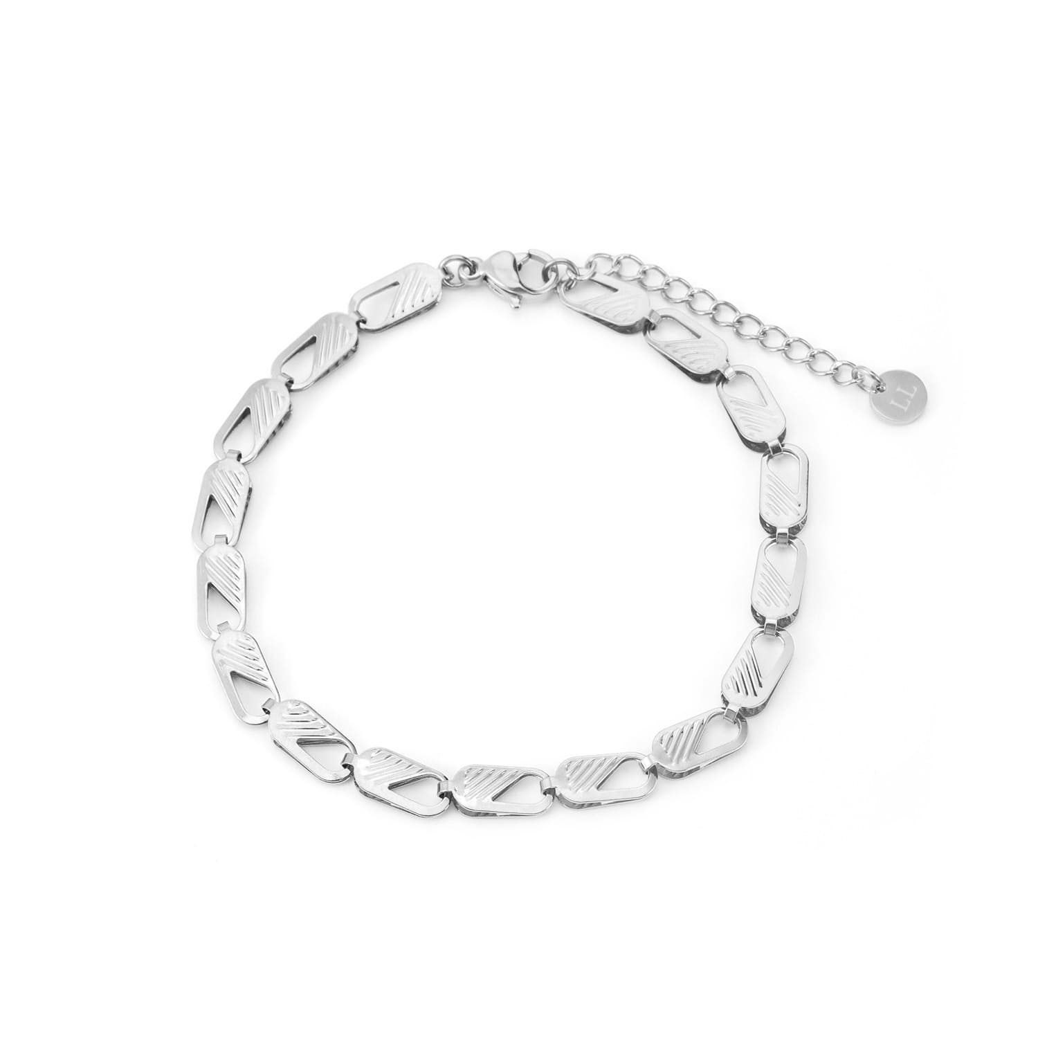 Armband classic schakel zilver - Desieradenconcurrent.nl
