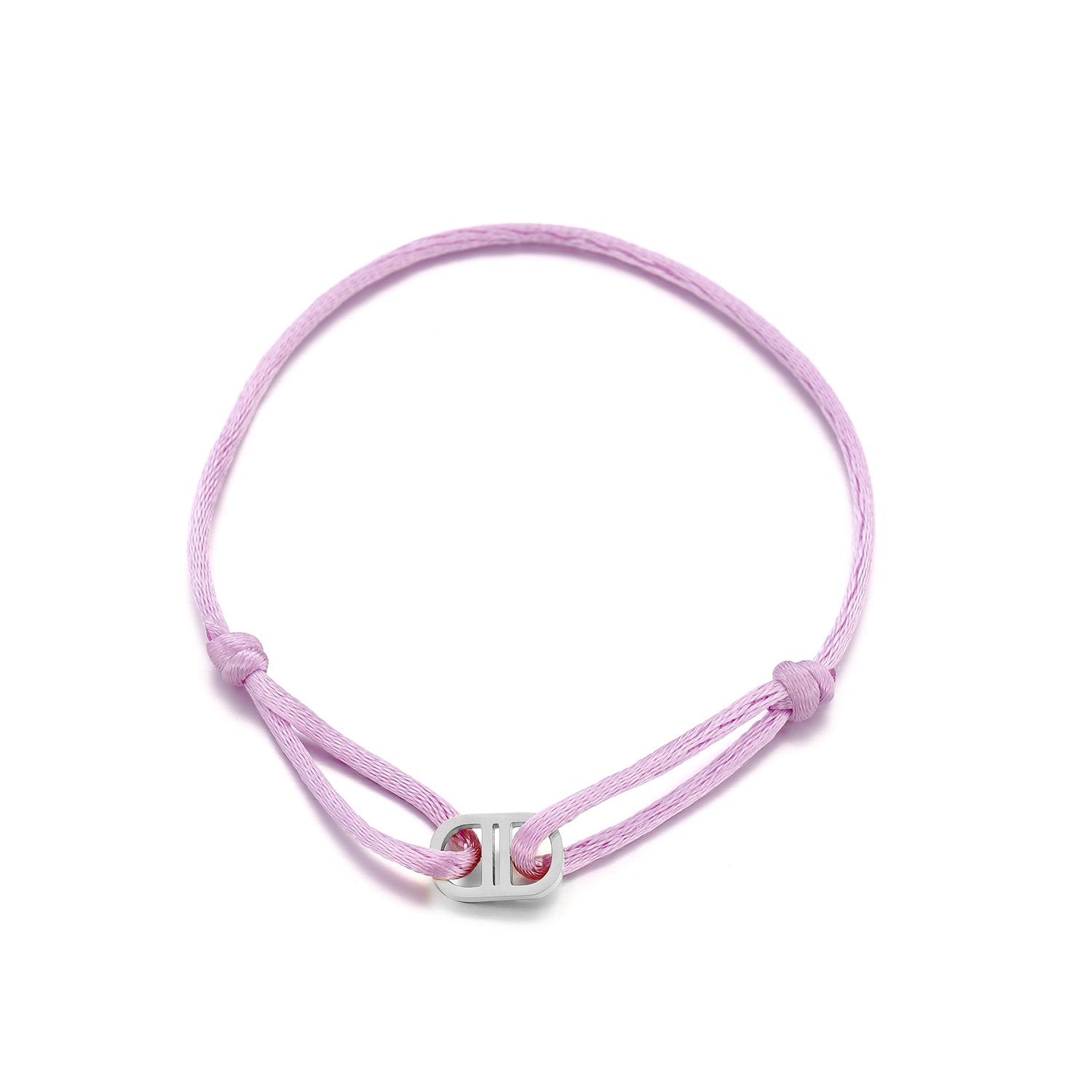 Armband connected lila/zilver - Desieradenconcurrent.nl
