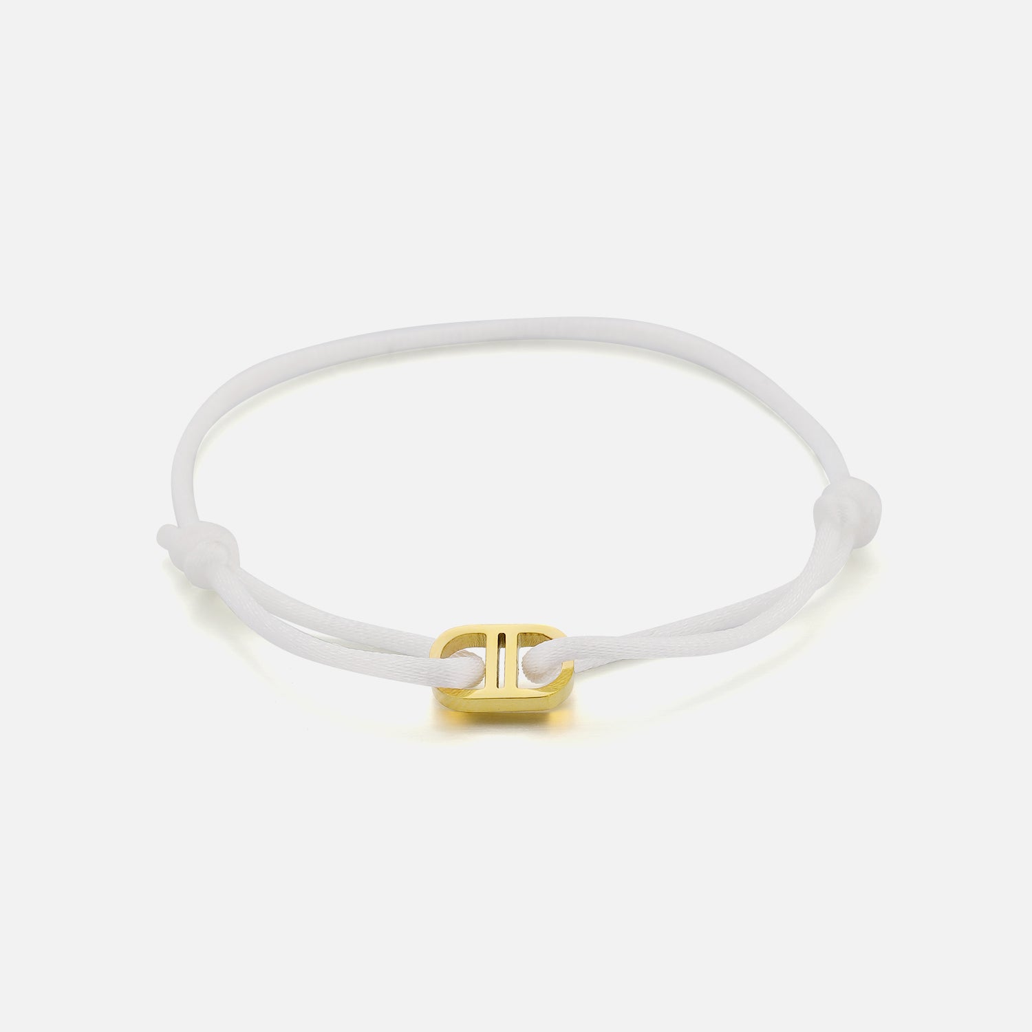Armband connected wit/goud - Desieradenconcurrent.nl