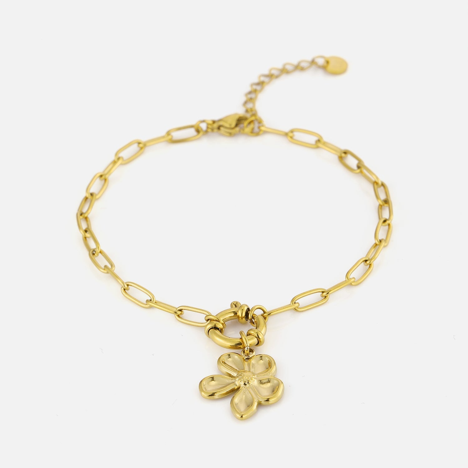 Armband flower goud - Desieradenconcurrent.nl