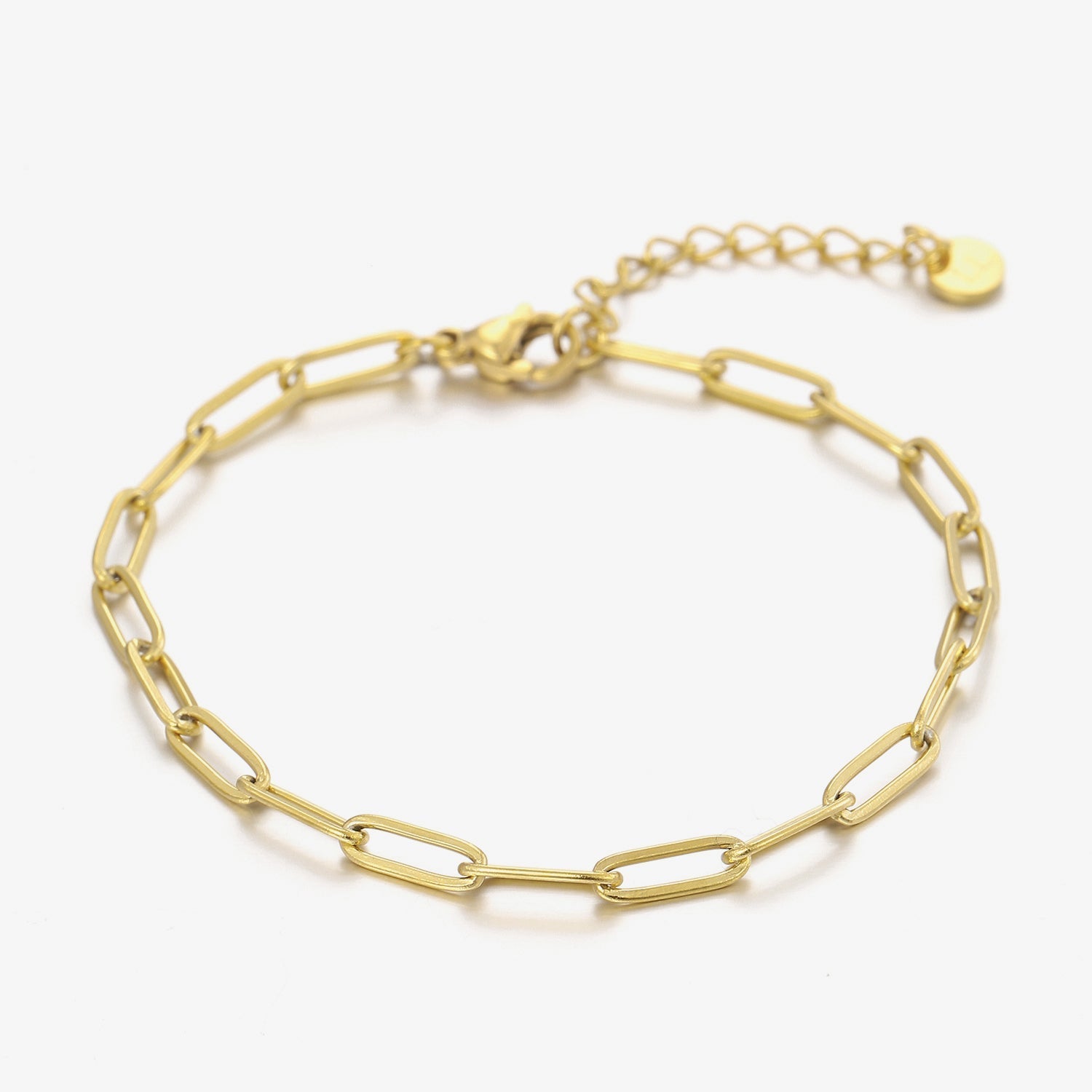 Armband kleine schakels goud - Desieradenconcurrent.nl