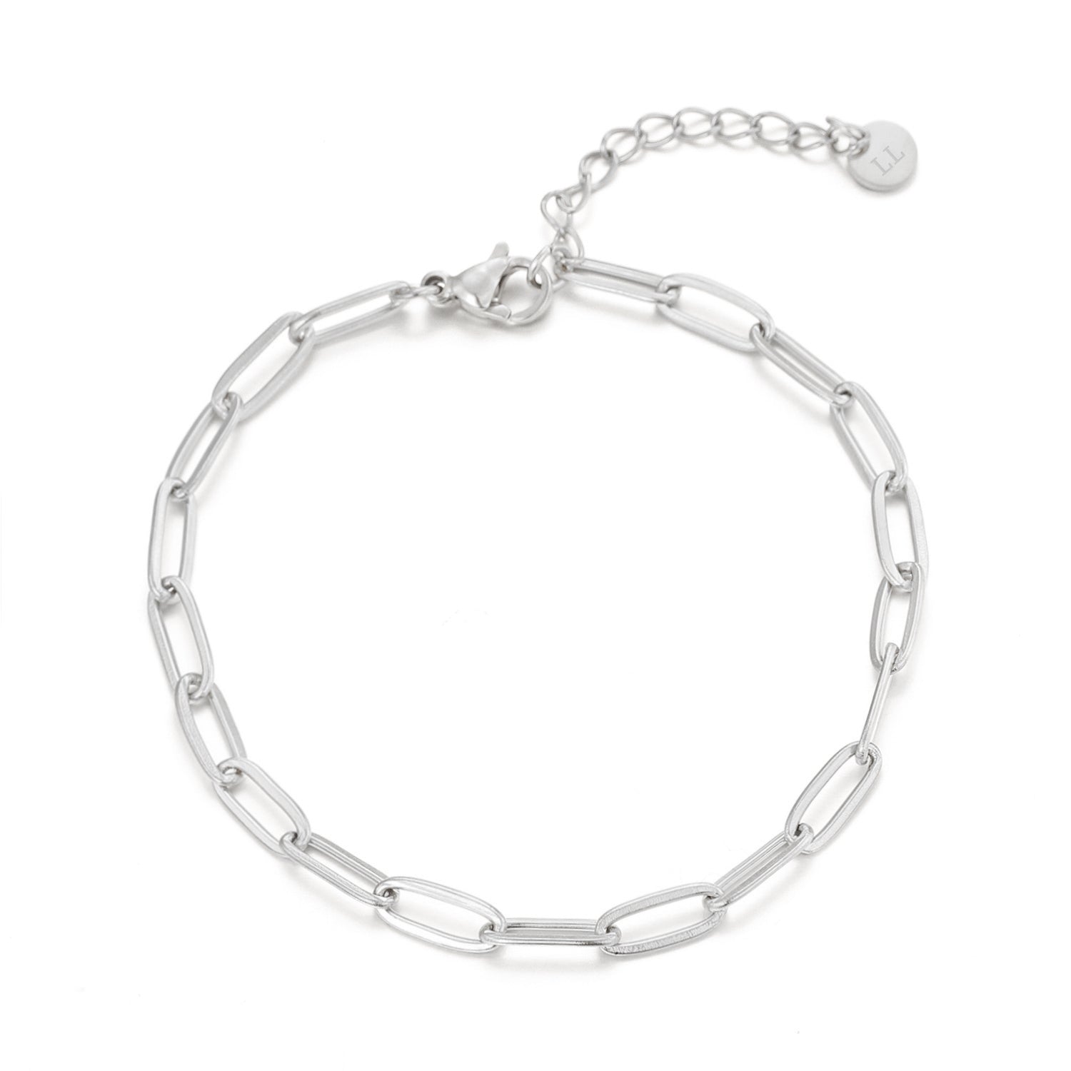 Armband kleine schakels zilver - Desieradenconcurrent.nl