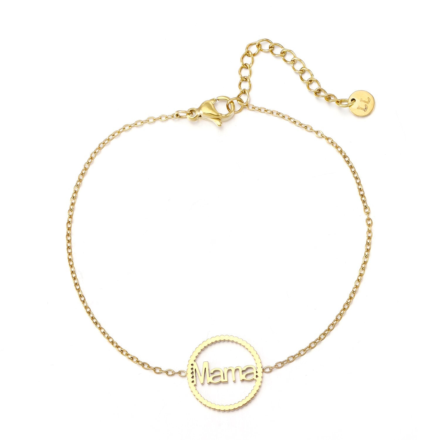 Armband mama goud - Desieradenconcurrent.nl