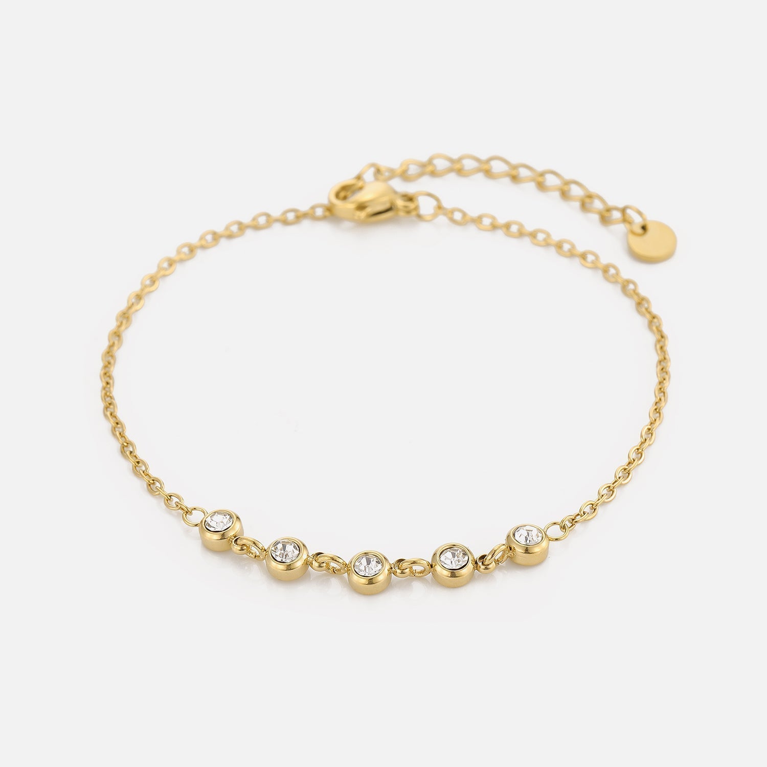 Armband met zirkonia goud - Desieradenconcurrent.nl