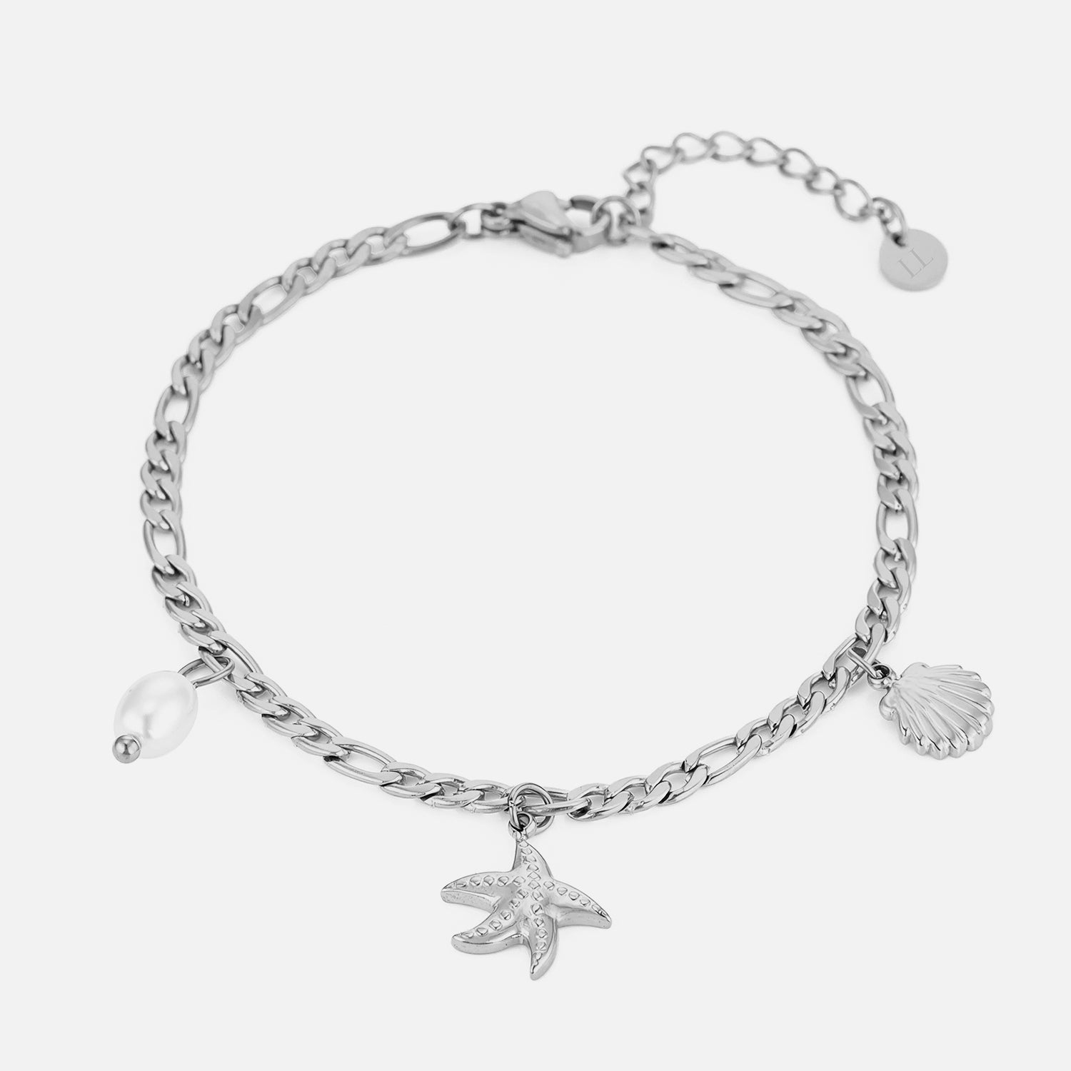 Armband zee bedels zilver - Desieradenconcurrent.nl