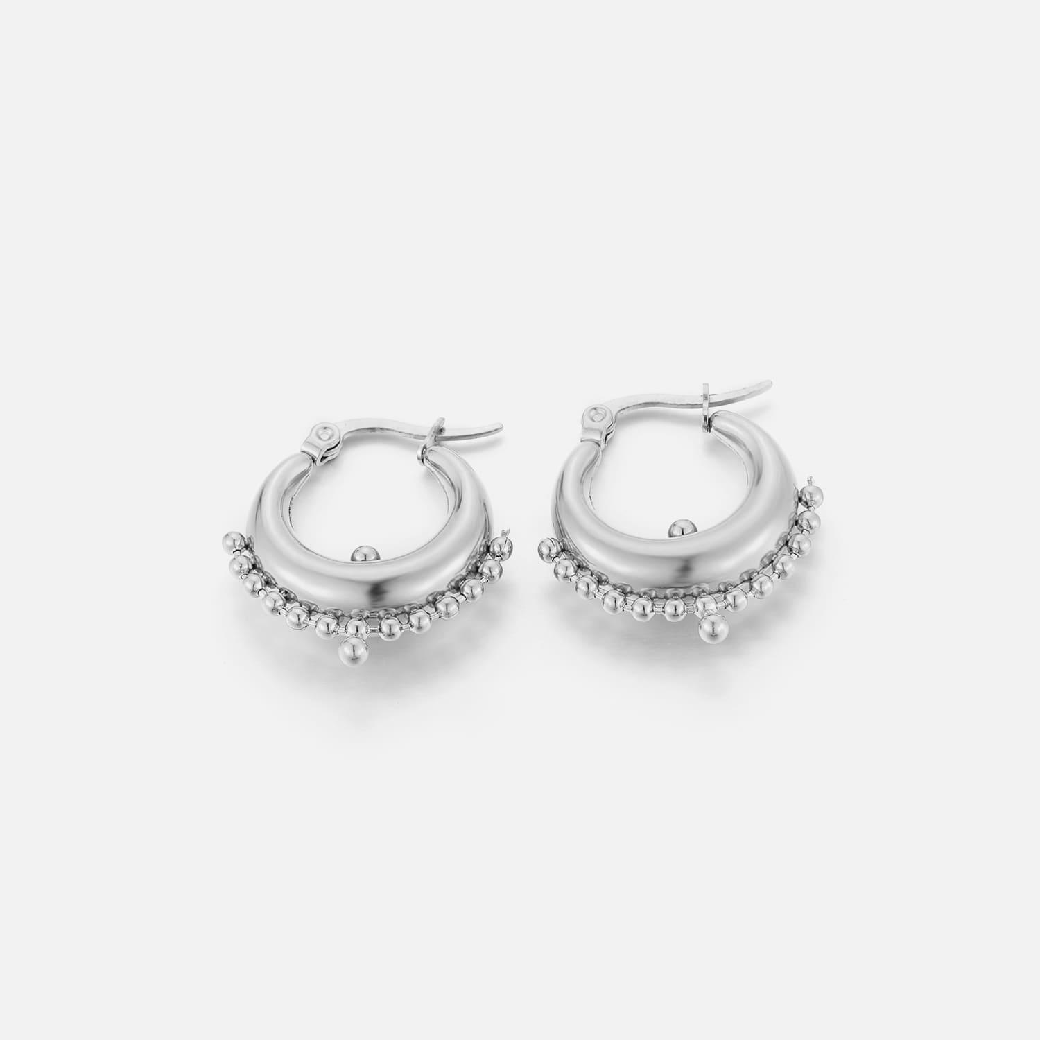 Bali oorbellen Lux zilver - Desieradenconcurrent.nl