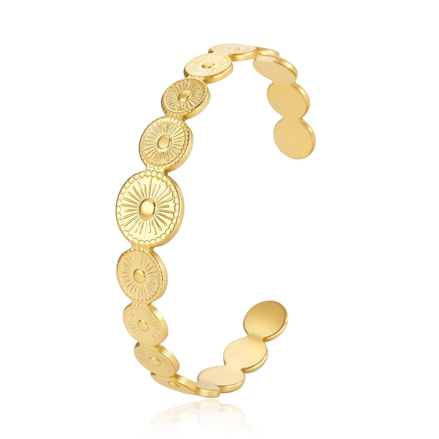 Bangle boho goud - Desieradenconcurrent.nl
