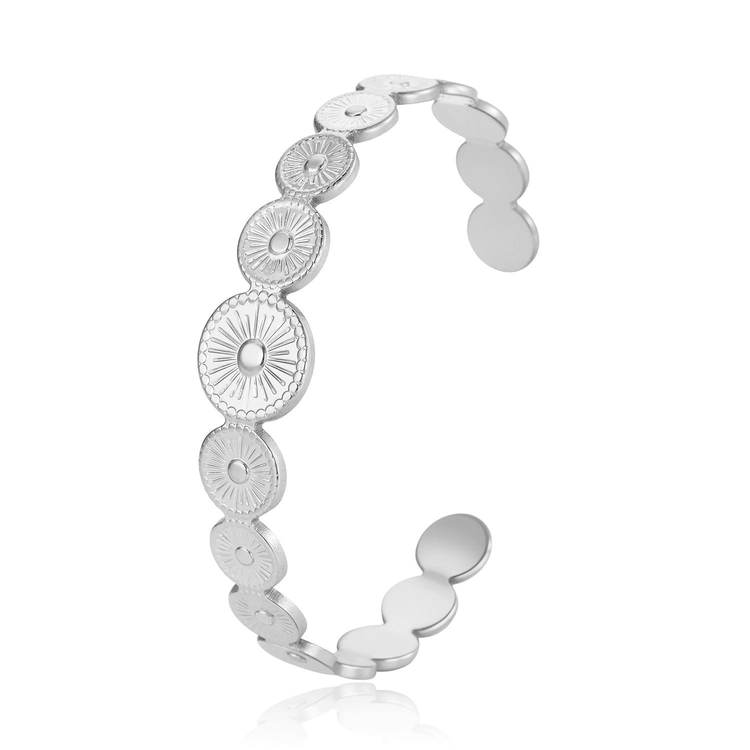 Bangle boho zilver - Desieradenconcurrent.nl