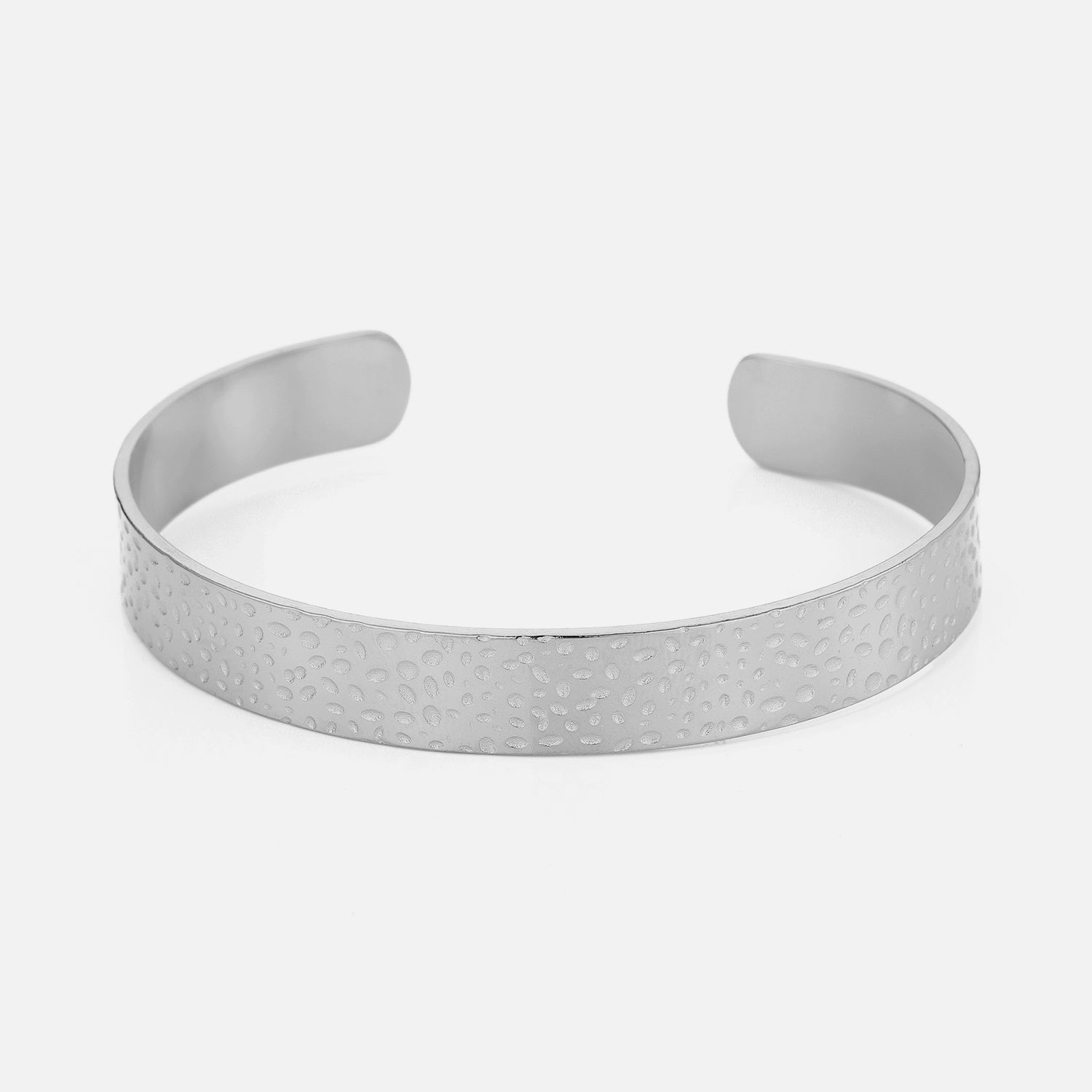 Bangle gehamerd zilver - Desieradenconcurrent.nl