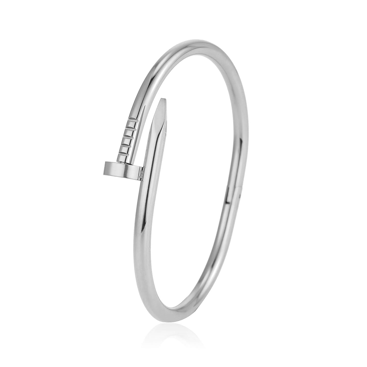 Bangle spijker zilver - Desieradenconcurrent.nl