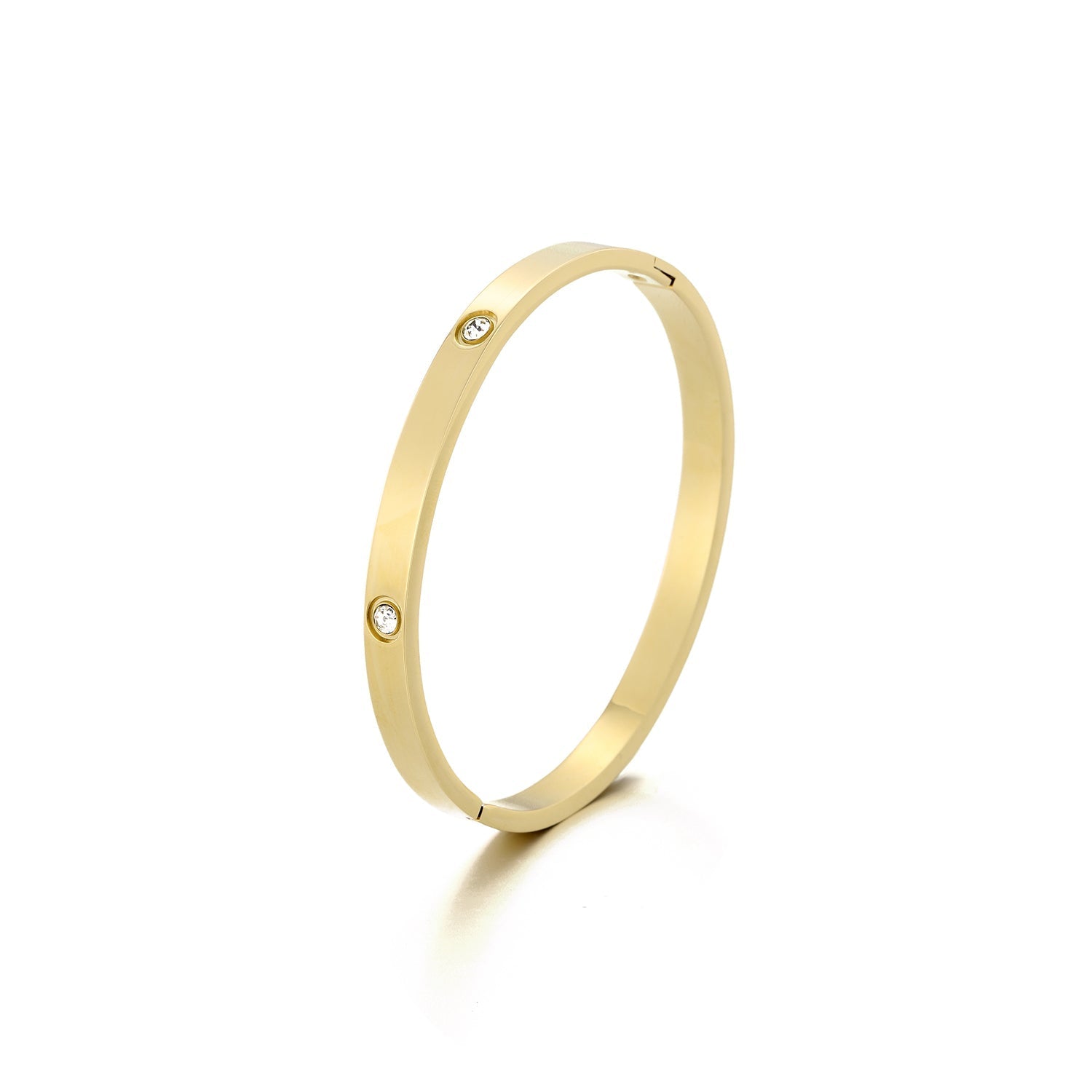 Bangle steentje goud - Desieradenconcurrent.nl