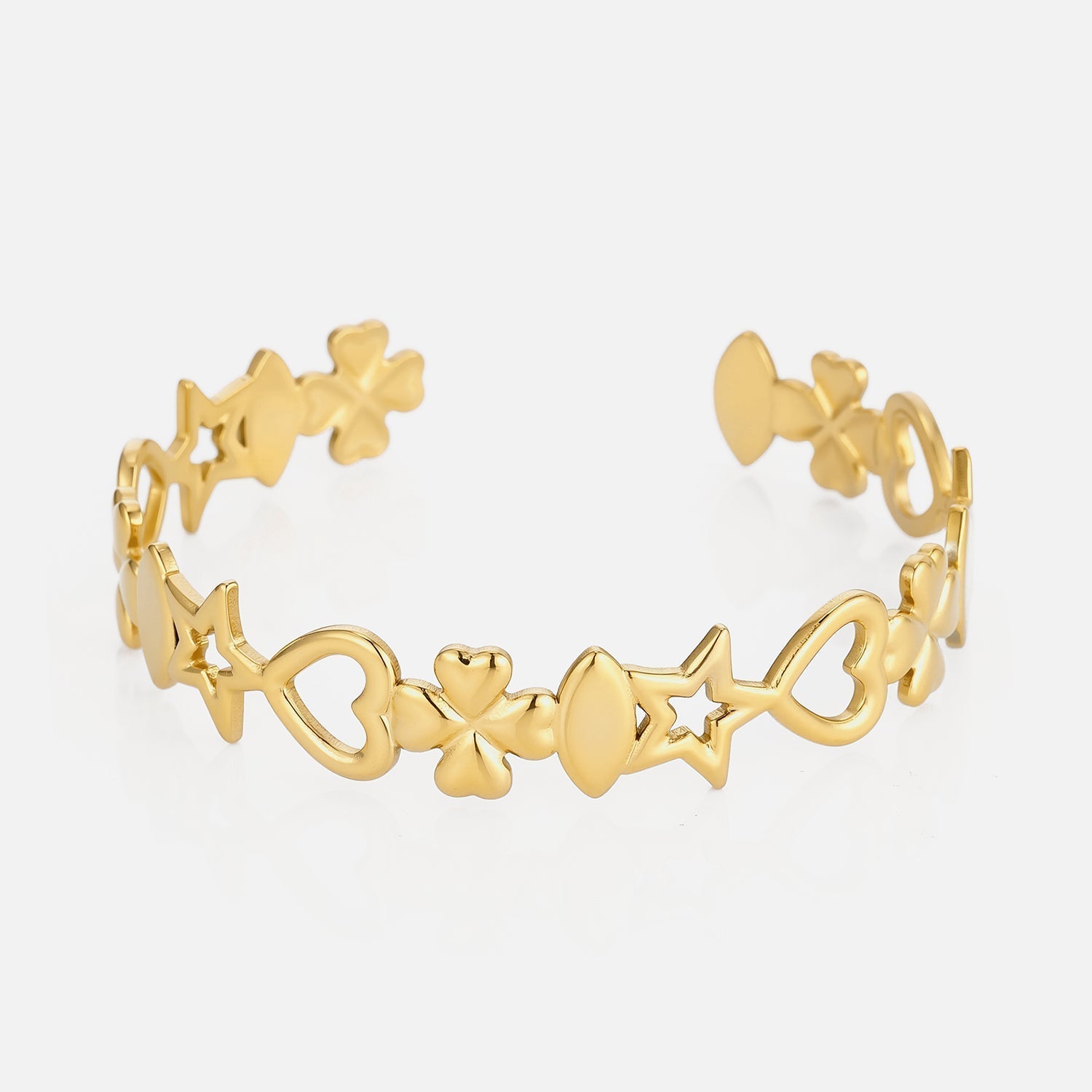 Bangle symbolen goud - Desieradenconcurrent.nl