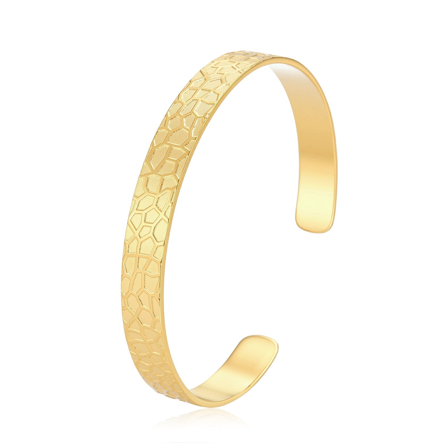 Bangle textuur goud - Desieradenconcurrent.nl