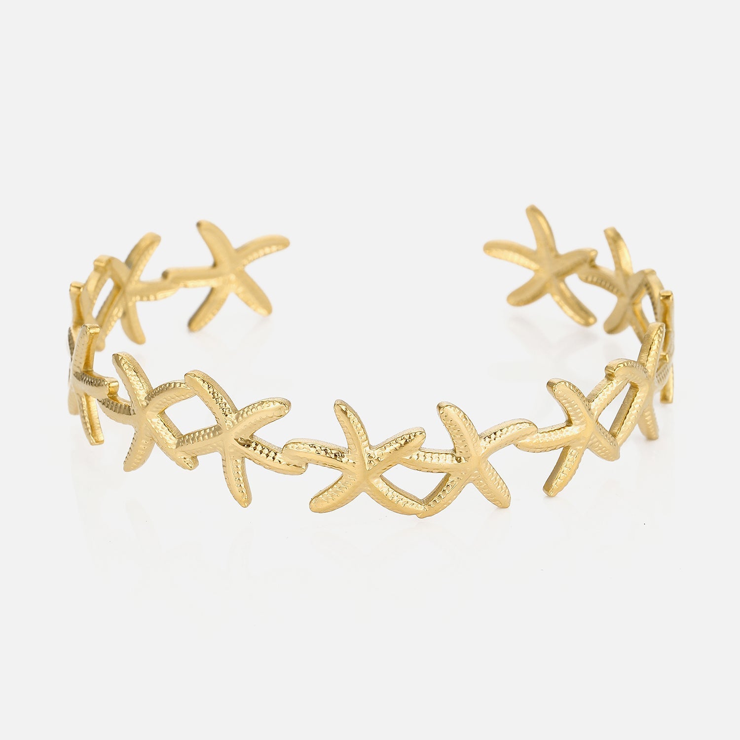 Bangle zeesterren goud - Desieradenconcurrent.nl