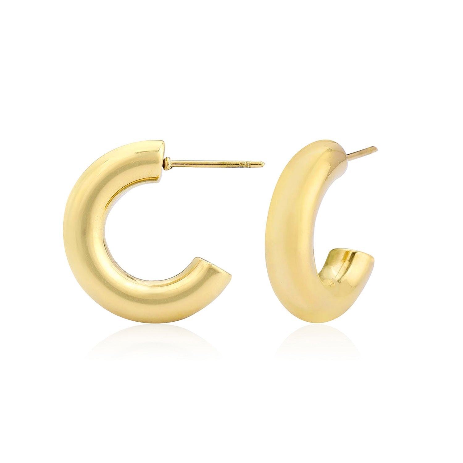 Basic creolen 23mm goud - Desieradenconcurrent.nl