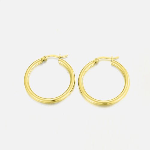 Basic hoops 2cm goud - Desieradenconcurrent.nl