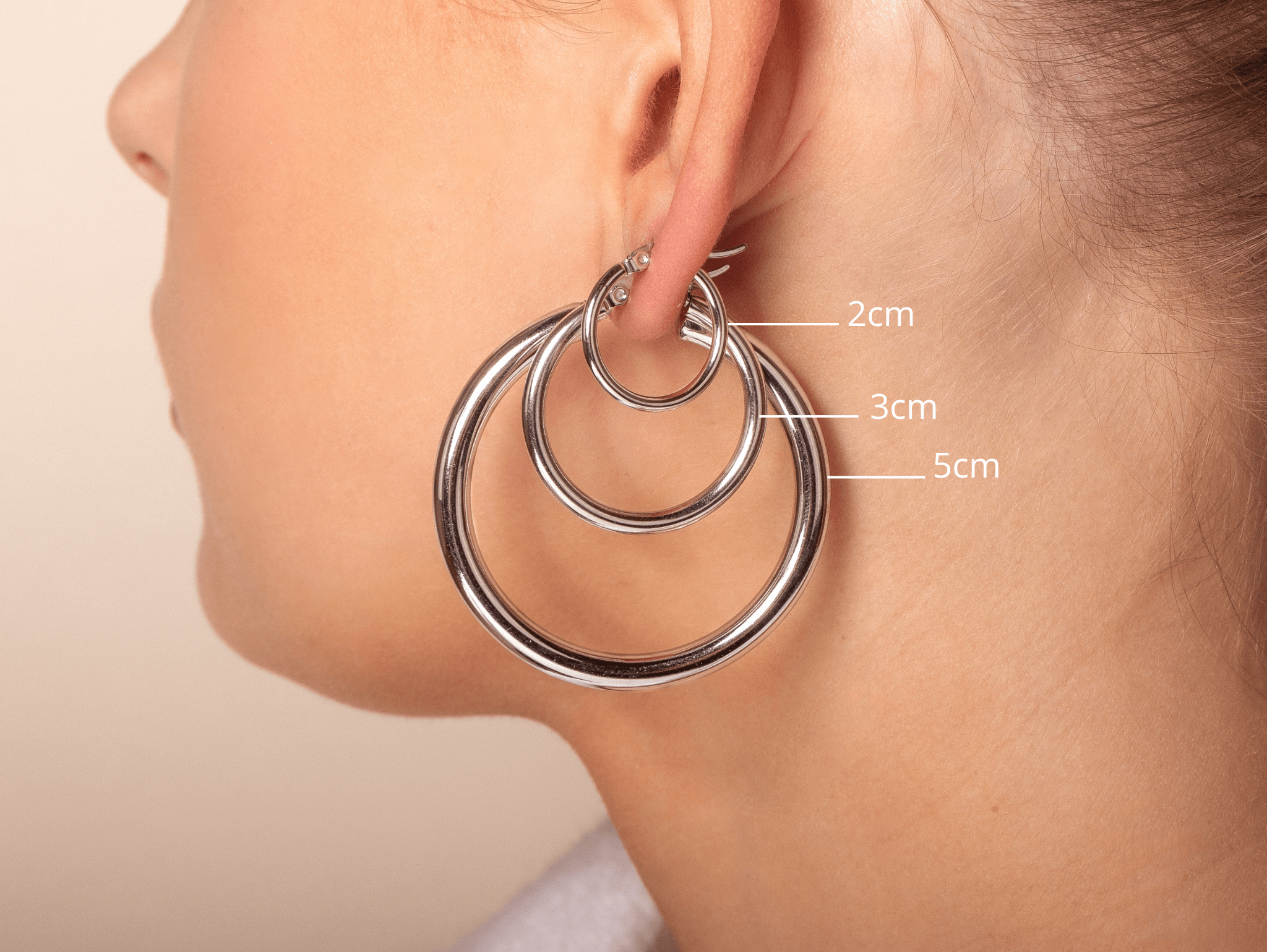 Basic hoops 2cm zilver - Desieradenconcurrent.nl