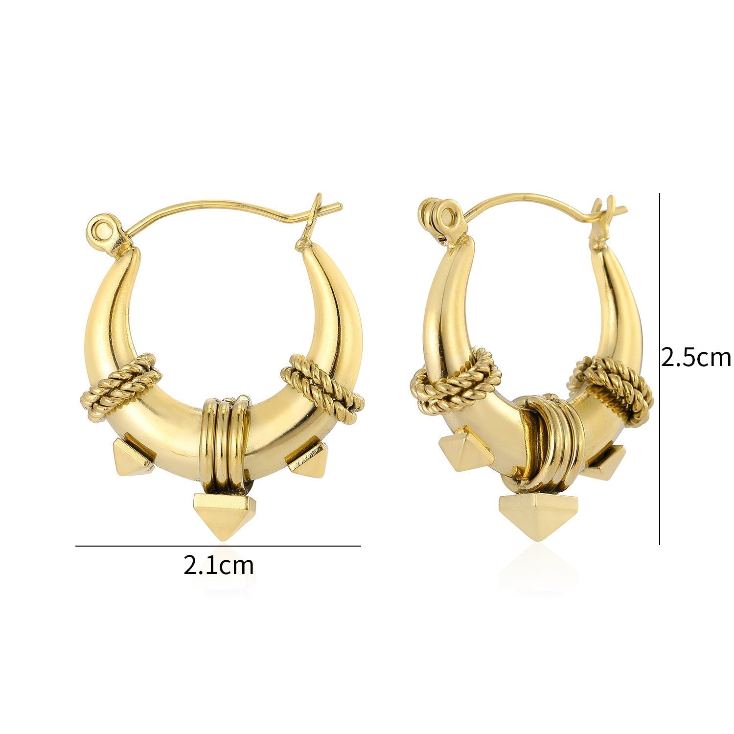 Boho bliss oorbellen goud - Desieradenconcurrent.nl