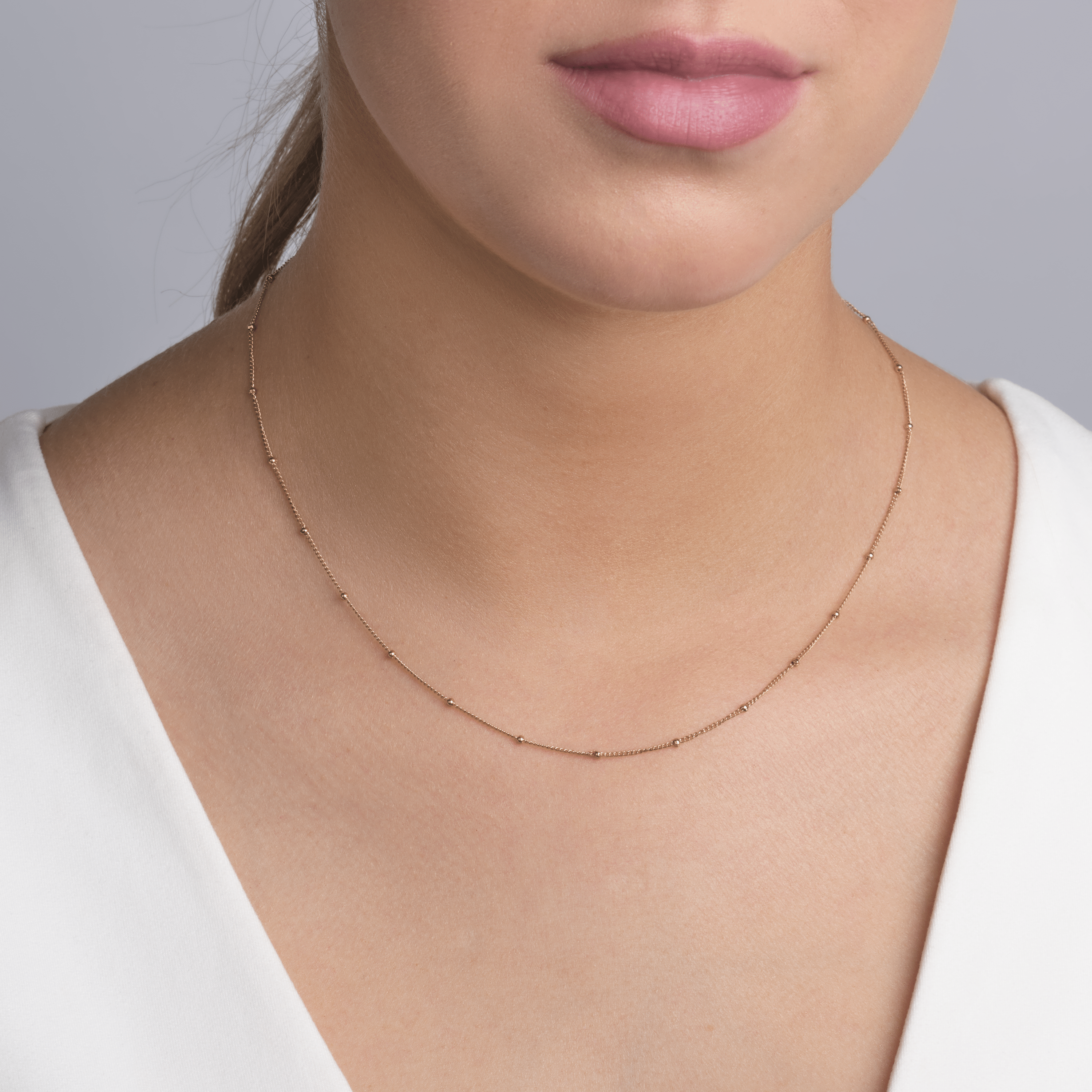 Bolletjes ketting goud - Desieradenconcurrent.nl