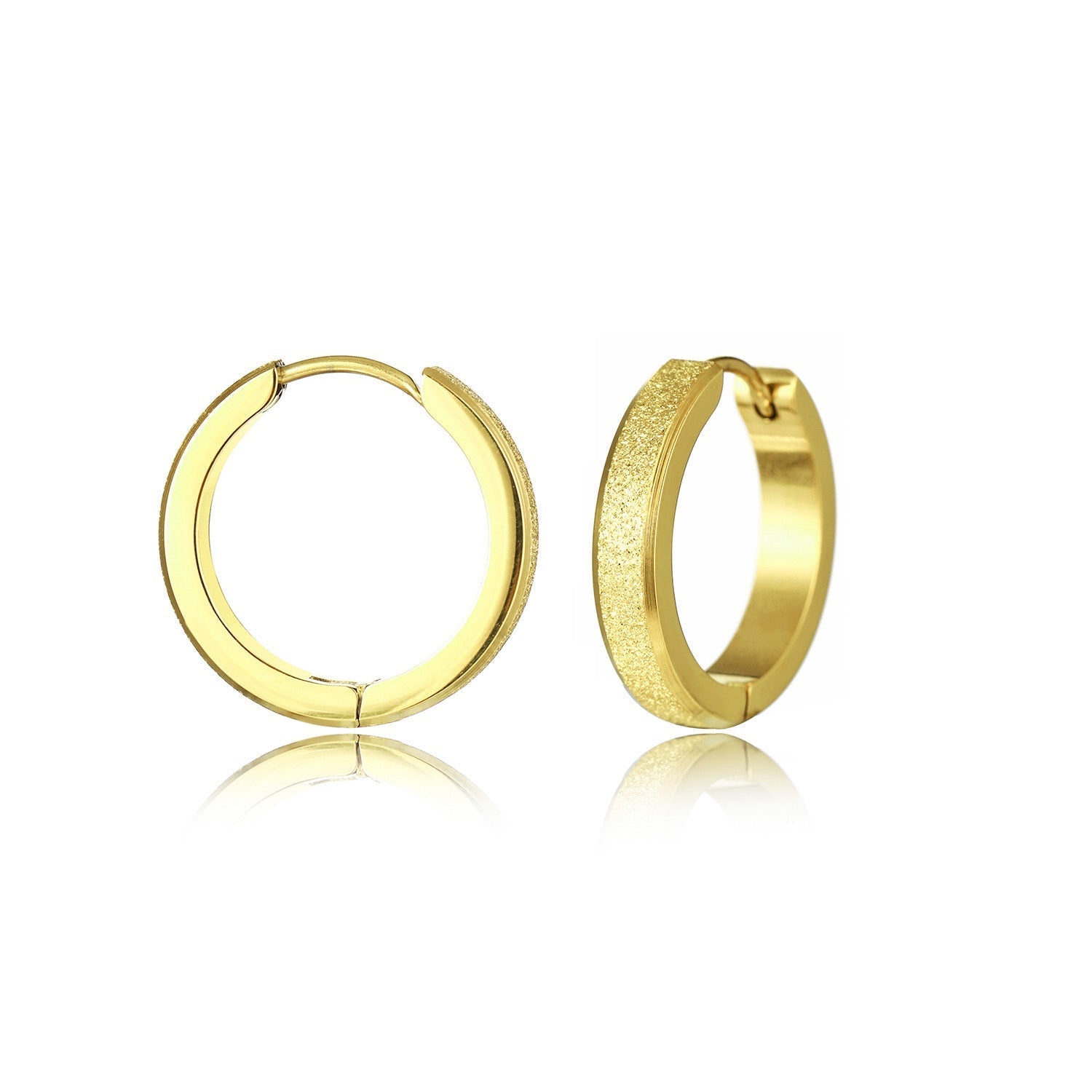 Creolen shine goud groot - Desieradenconcurrent.nl