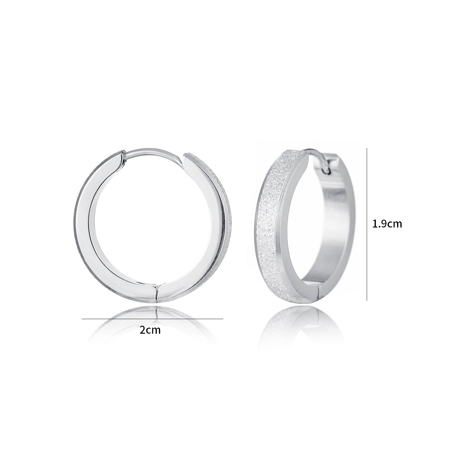 Creolen shine zilver groot - Desieradenconcurrent.nl