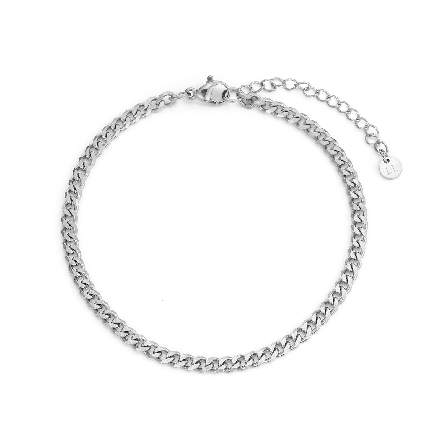 Cuban armband 4mm Zilver - Desieradenconcurrent.nl