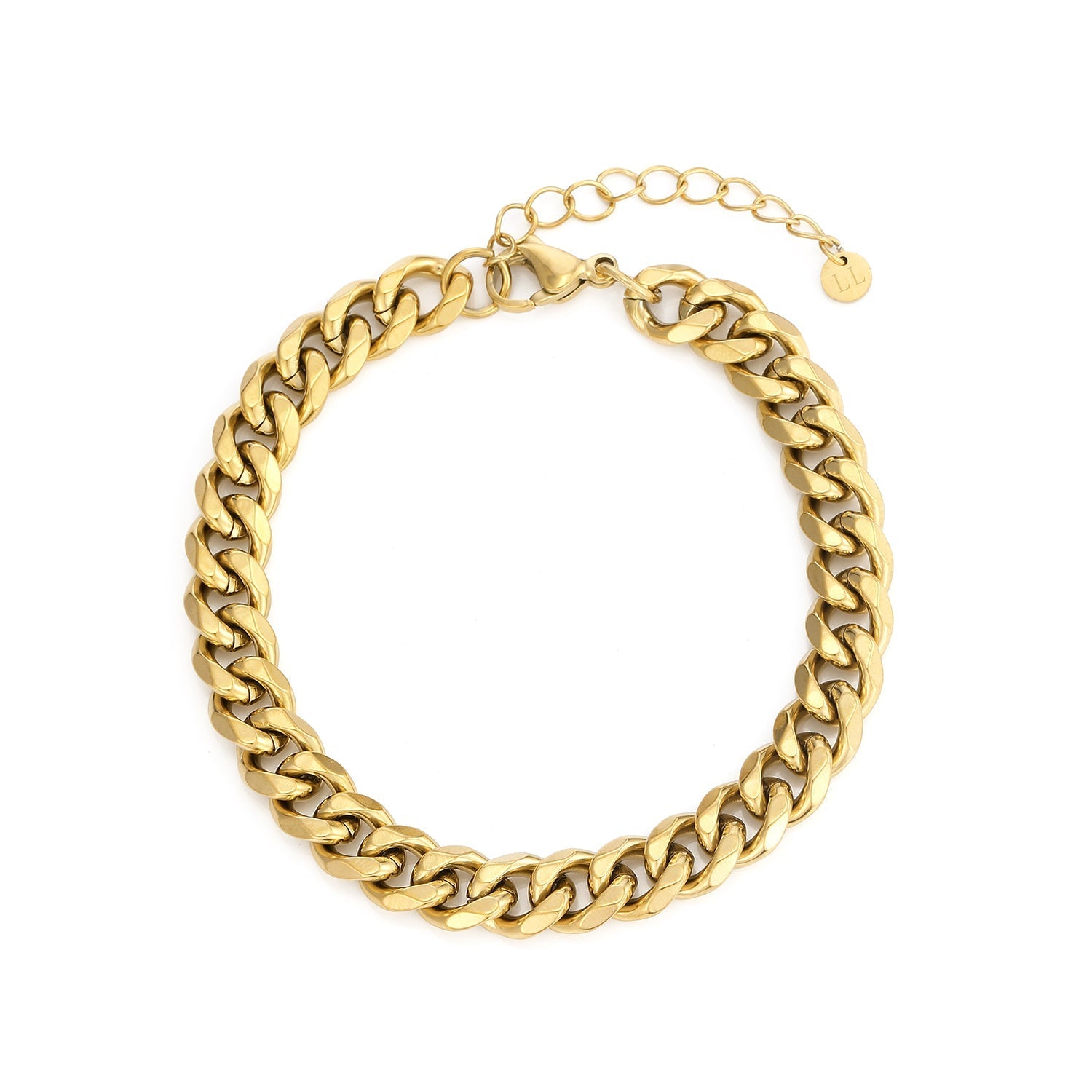 Cuban armband 8mm Goud - Desieradenconcurrent.nl