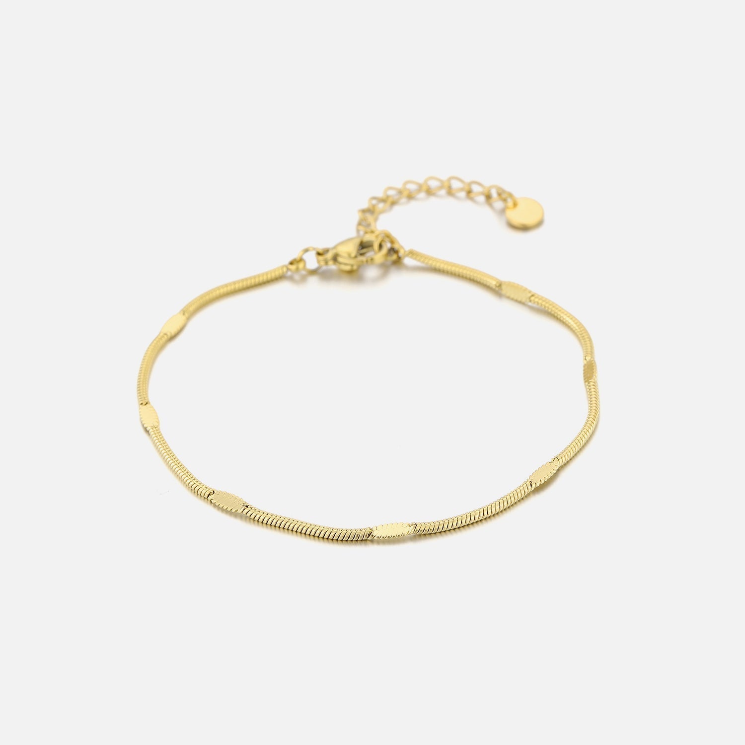 Dunne motief armband goud - Desieradenconcurrent.nl