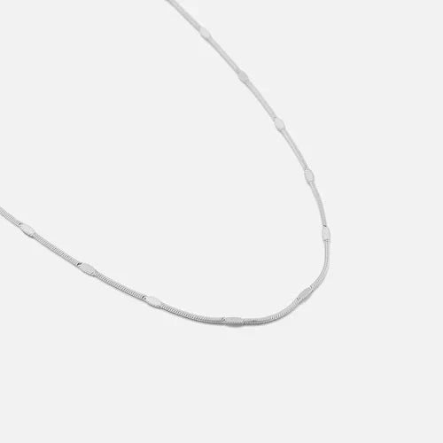 Dunne motief ketting zilver - Desieradenconcurrent.nl