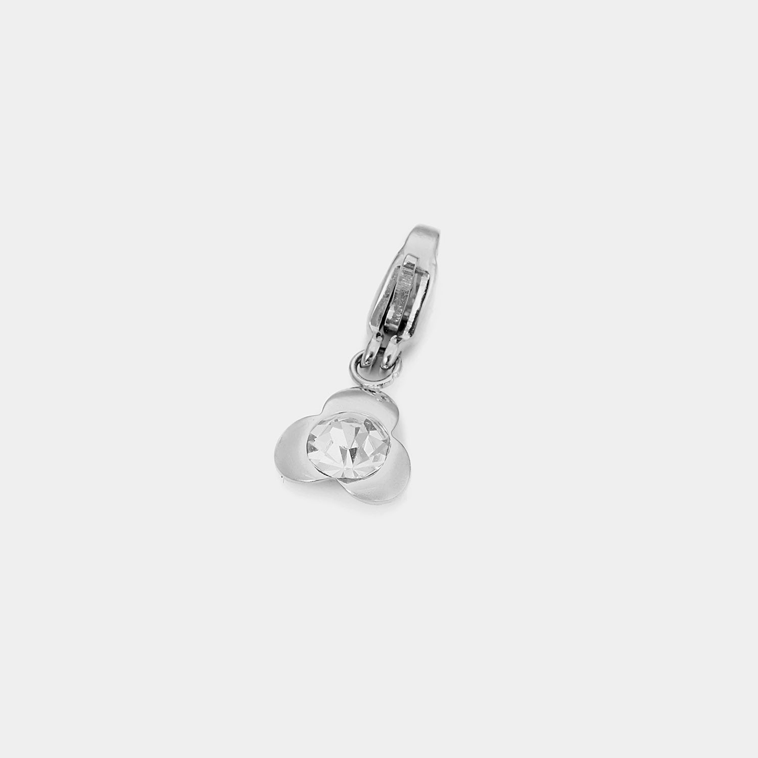 DYO Bloem met steentje zilver - Desieradenconcurrent.nl
